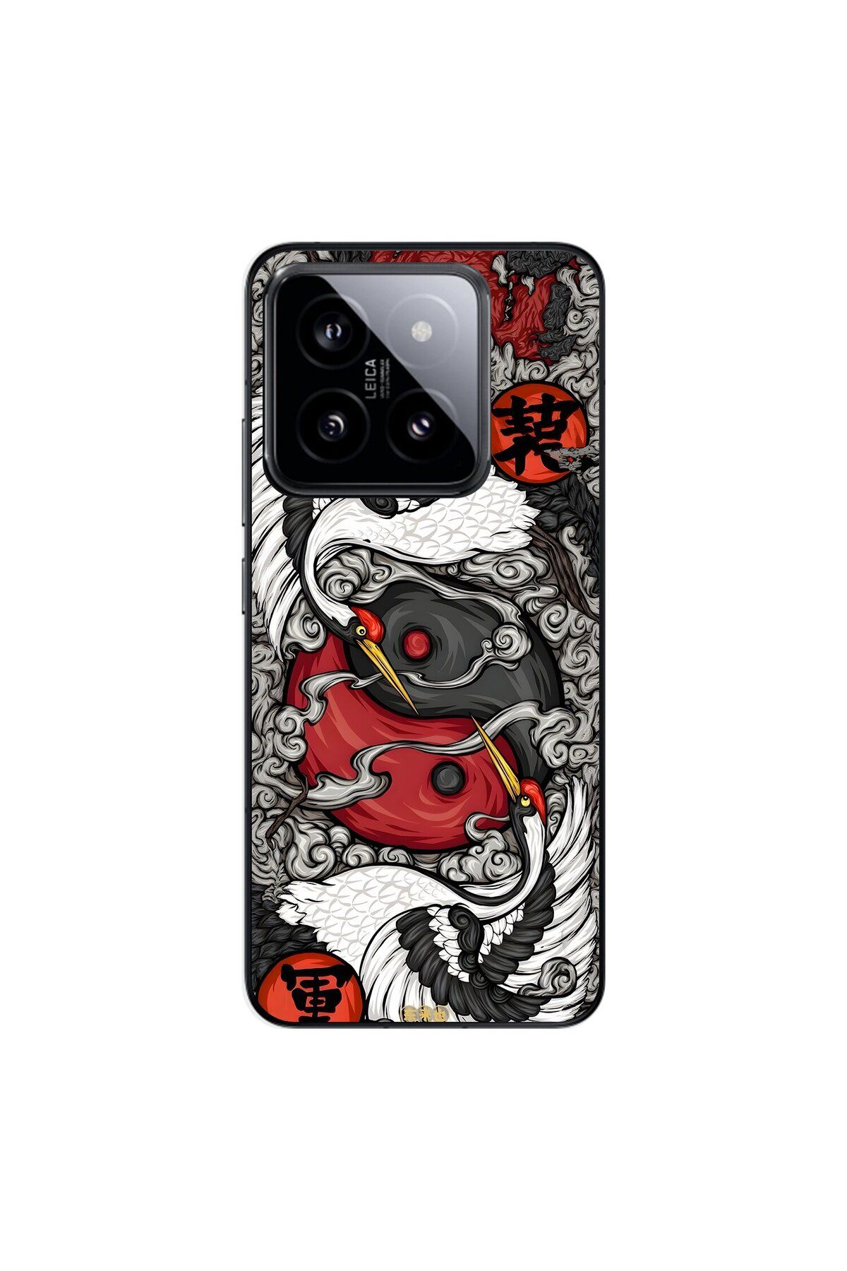 Dali Design Xiaomi Mi 14 Pro Uyumlu Şeffaf Kılıf Aesthetic 4 Tasarımlı