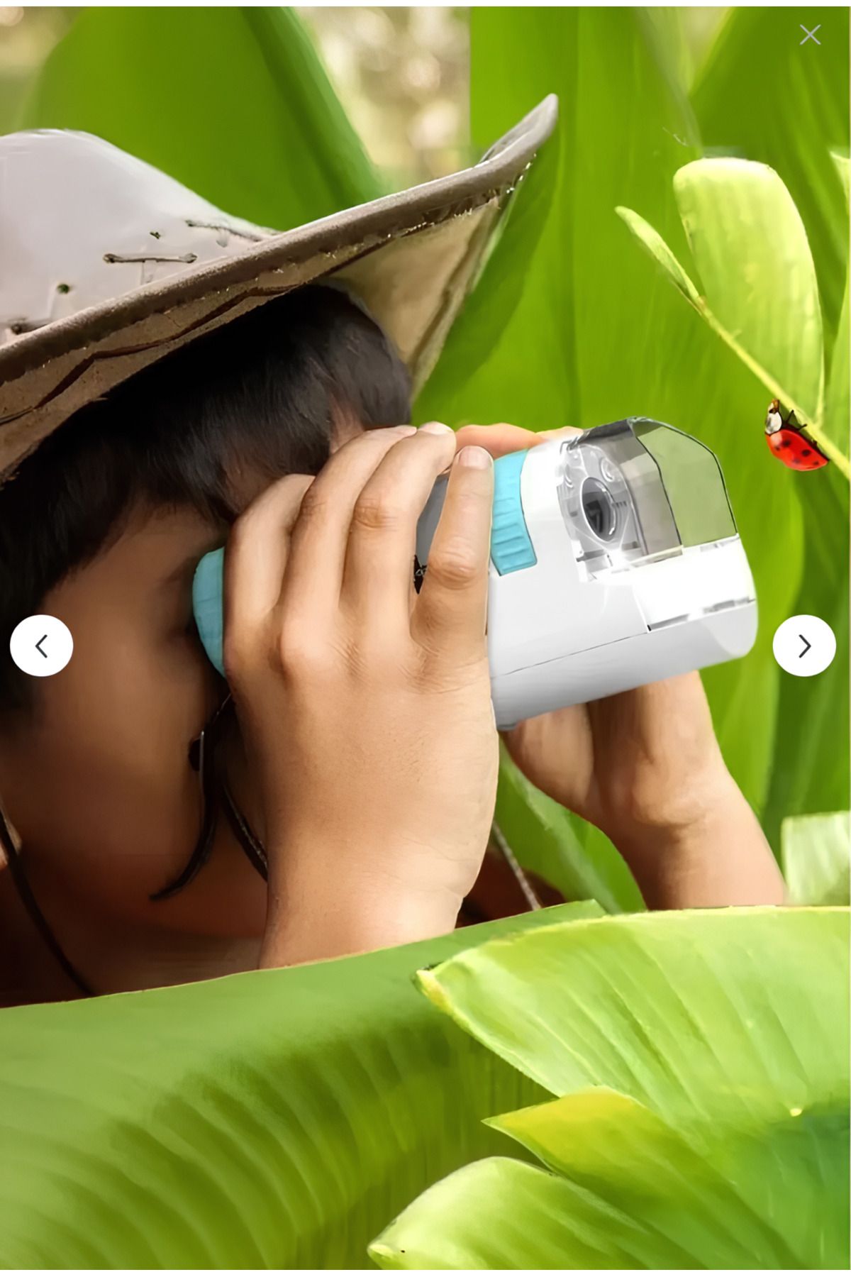STLIFE Yüksek Çözünürlük Eğitici Led Işıklı Portatif Mini El Mikroskopu 80X-200X Taşınabilir Çocuk Karne