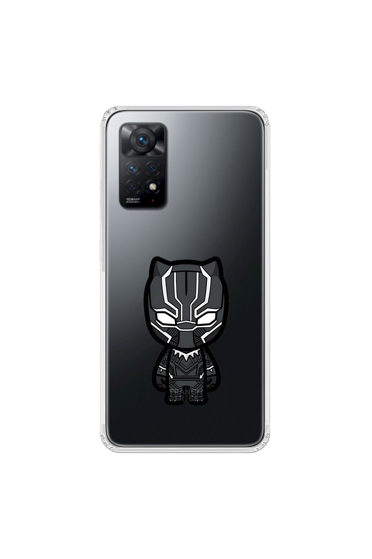 Dali Design Xiaomi Redmi Note 11 Pro Uyumlu Şeffaf Kılıf Chibi 6 Tasarımlı