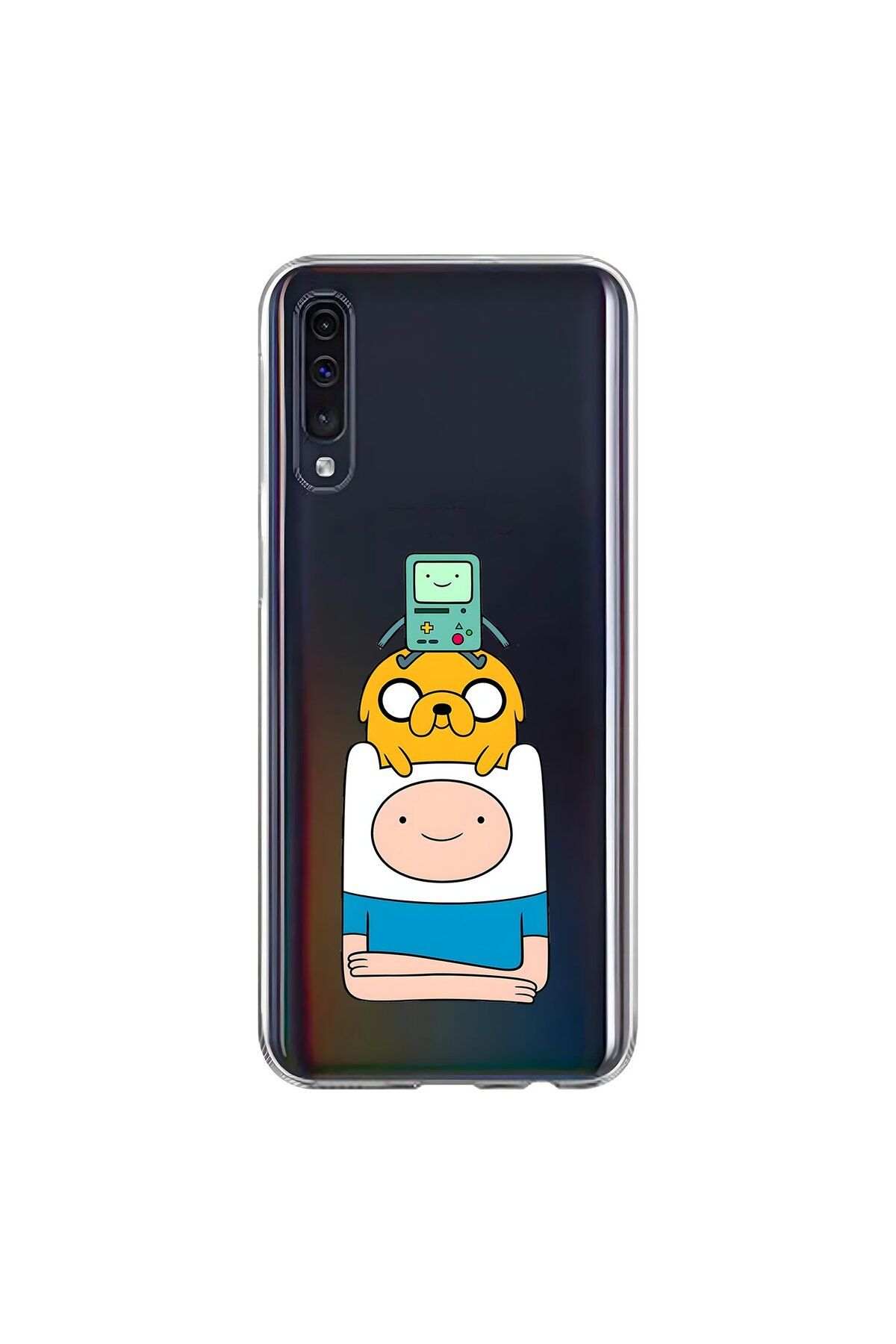 Dali Design Samsung Galaxy A70 Uyumlu Şeffaf Kılıf Cartoon 1 Tasarımlı