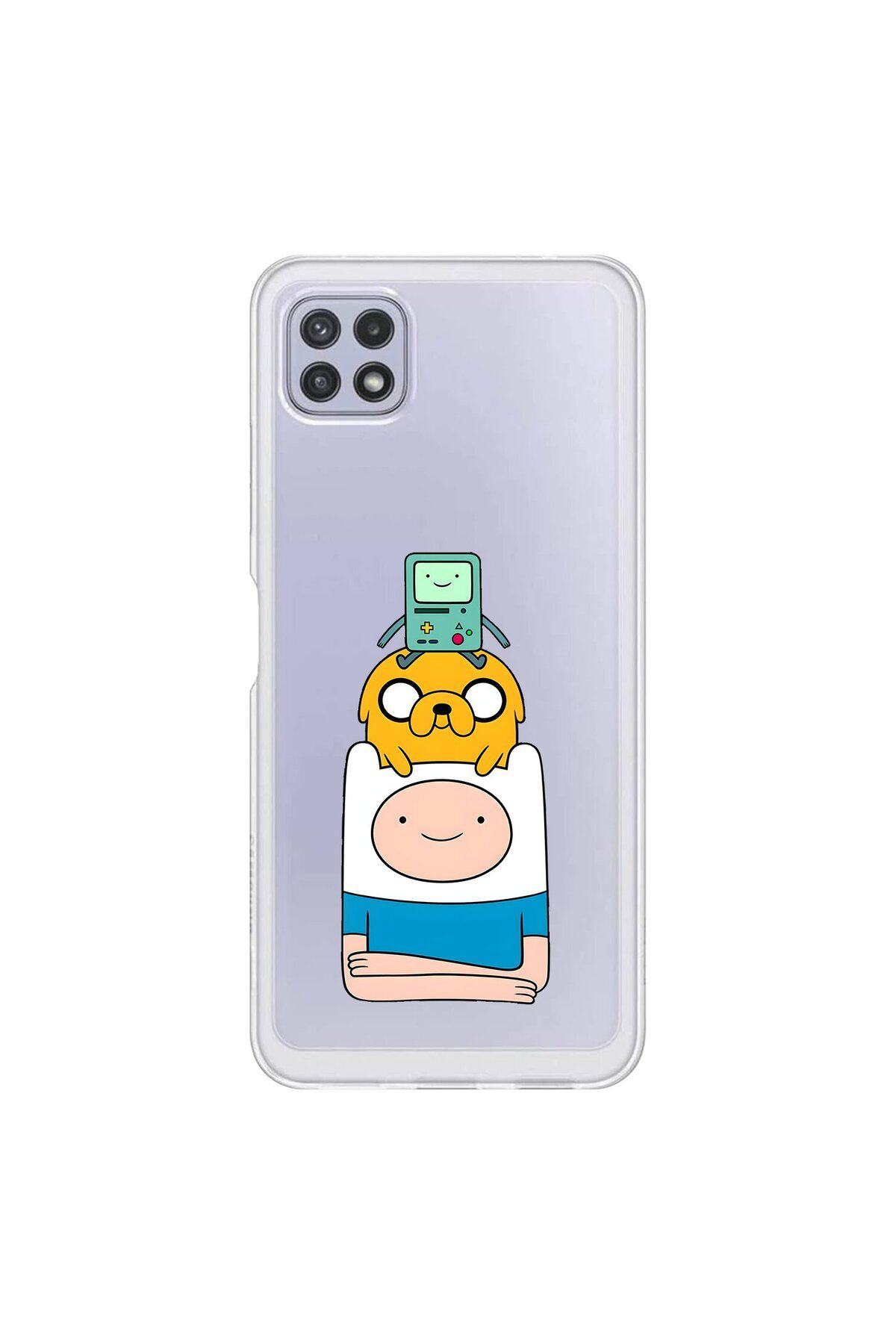 Dali Design Samsung Galaxy A22 Uyumlu Şeffaf Kılıf Cartoon 1 Tasarımlı