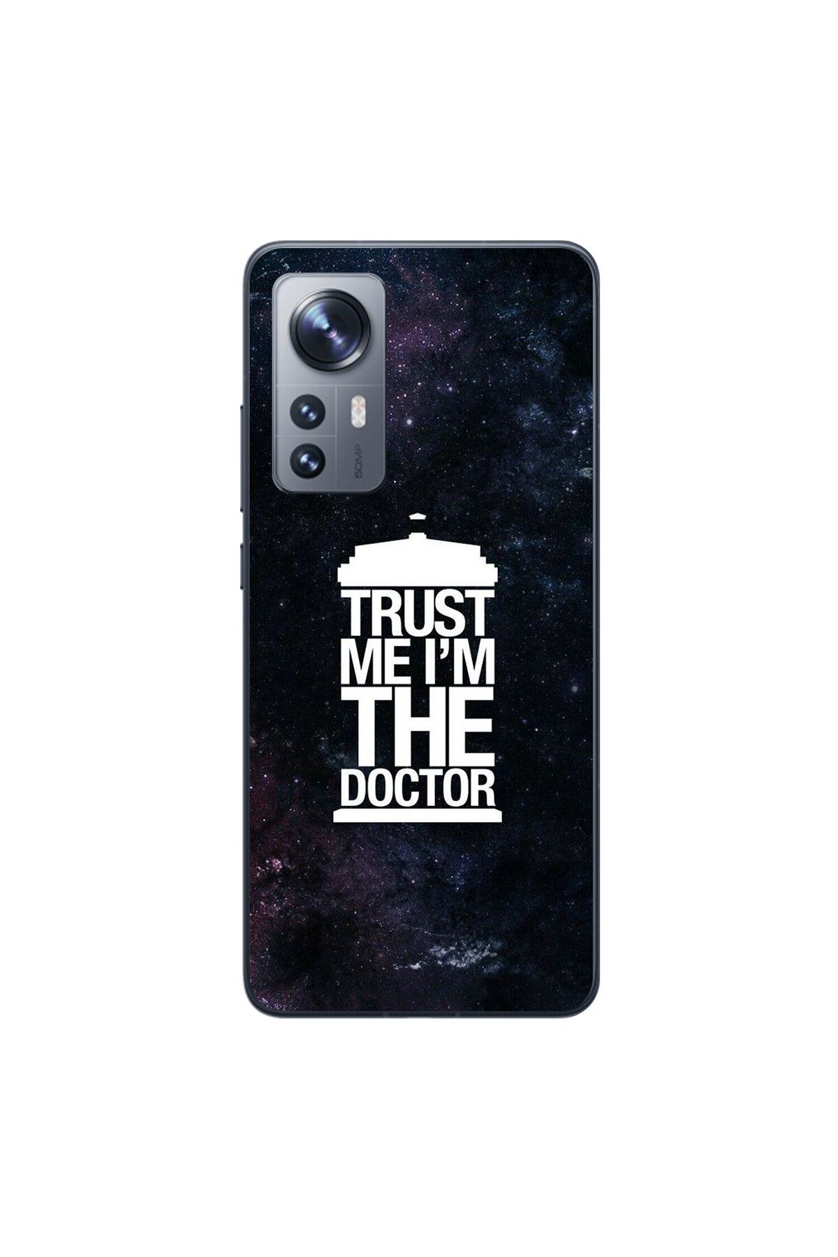 Dali Design Xiaomi Mi 12 Uyumlu Şeffaf Kılıf Doctor Who Tasarımlı