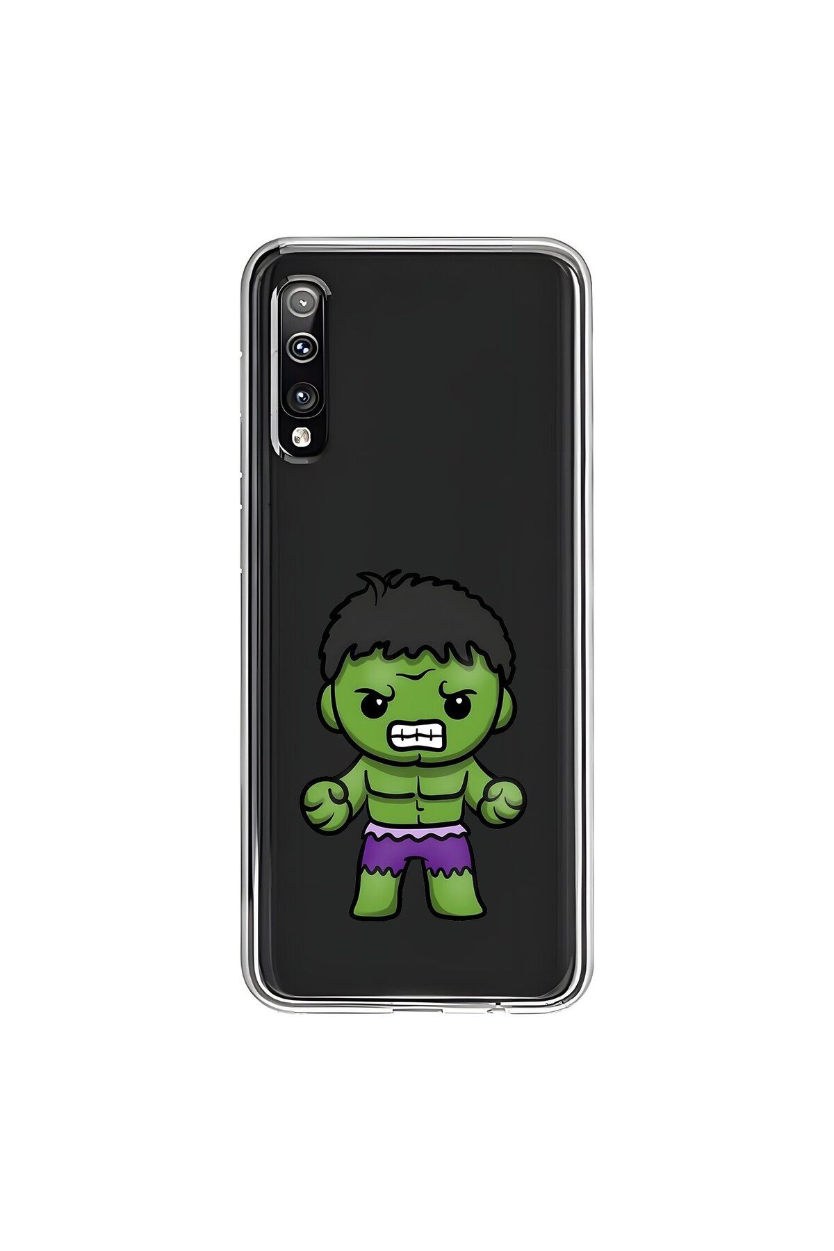 Dali Design Samsung Galaxy A50 Uyumlu Şeffaf Kılıf Chibi 3 Tasarımlı