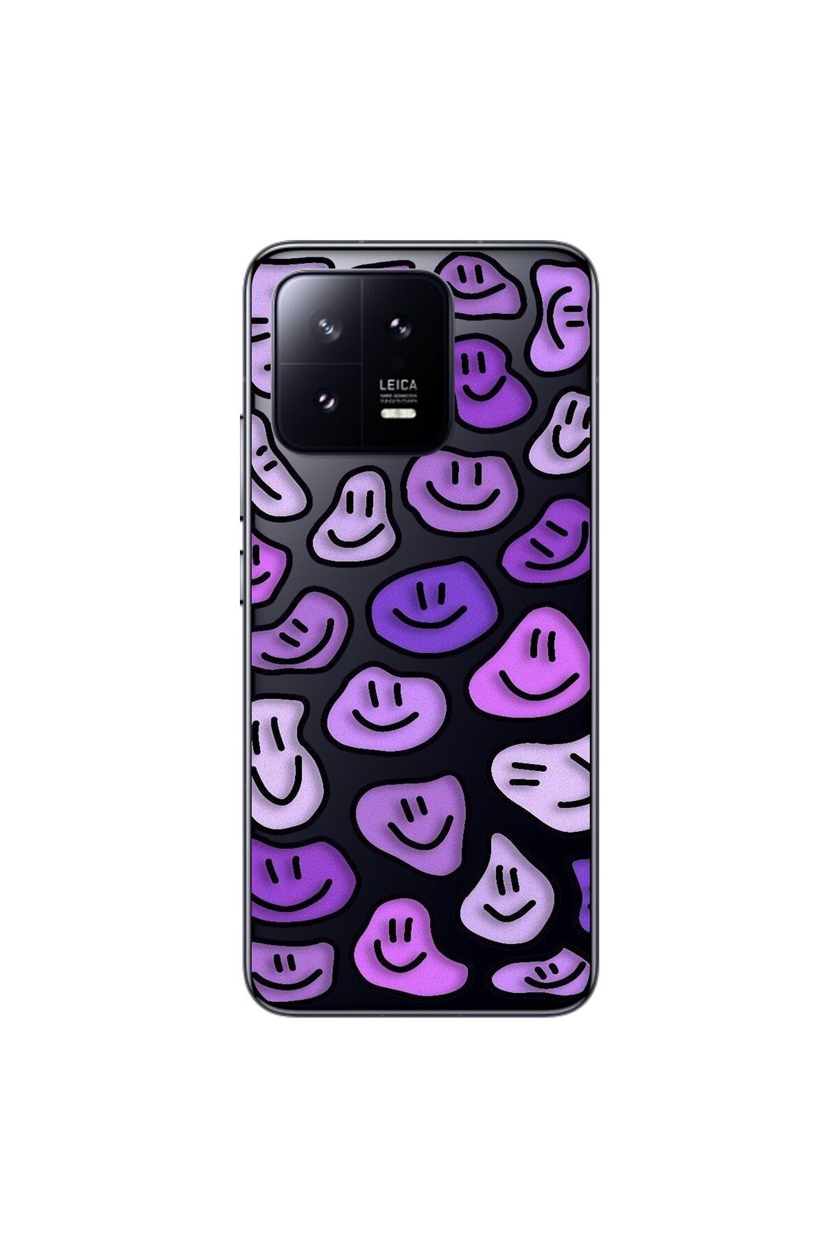 Dali Design Xiaomi Mi 13 Uyumlu Şeffaf Kılıf Wallpaper 6 Tasarımlı