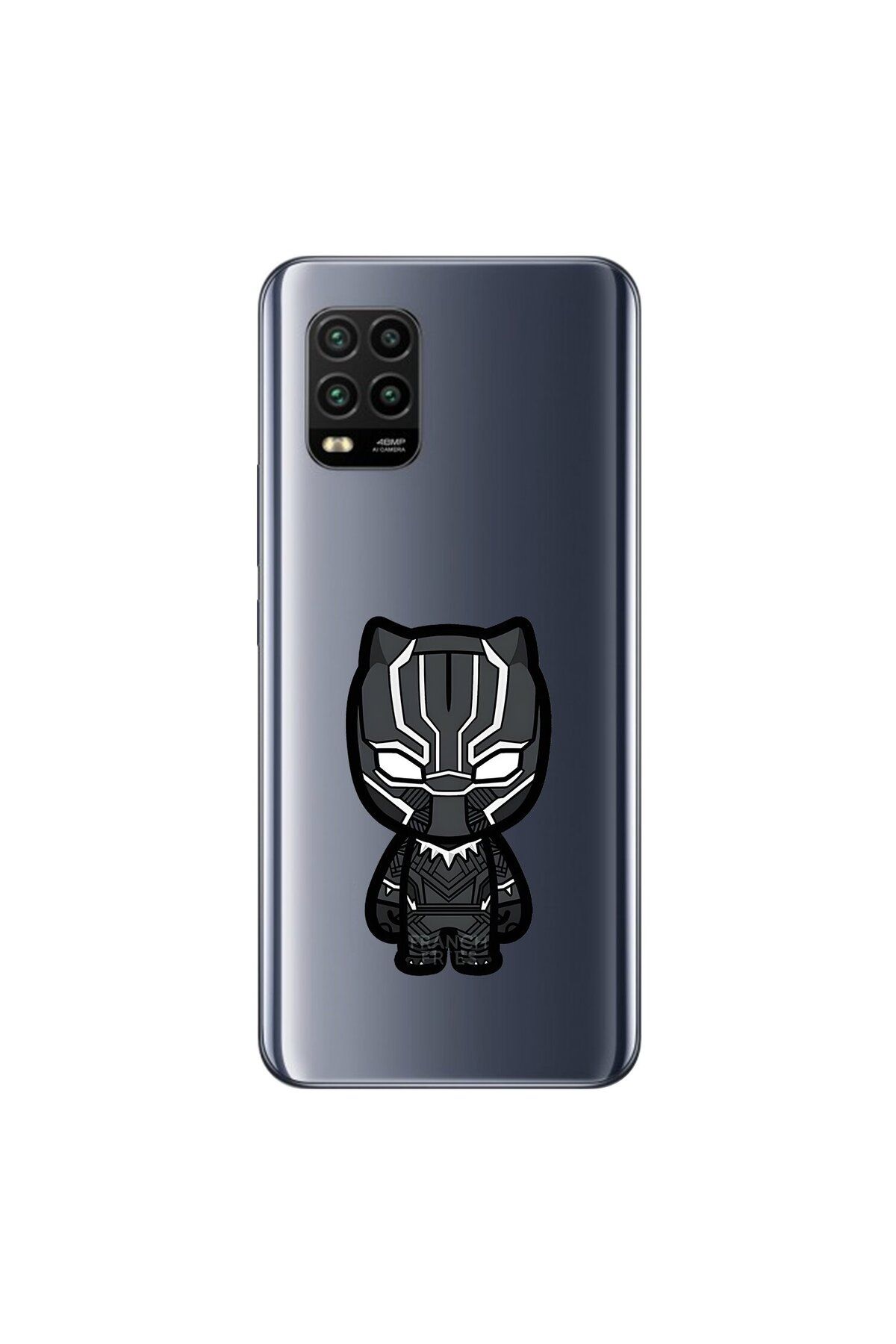 Dali Design Xiaomi Mi 10 Lite Uyumlu Şeffaf Kılıf Chibi 6 Tasarımlı