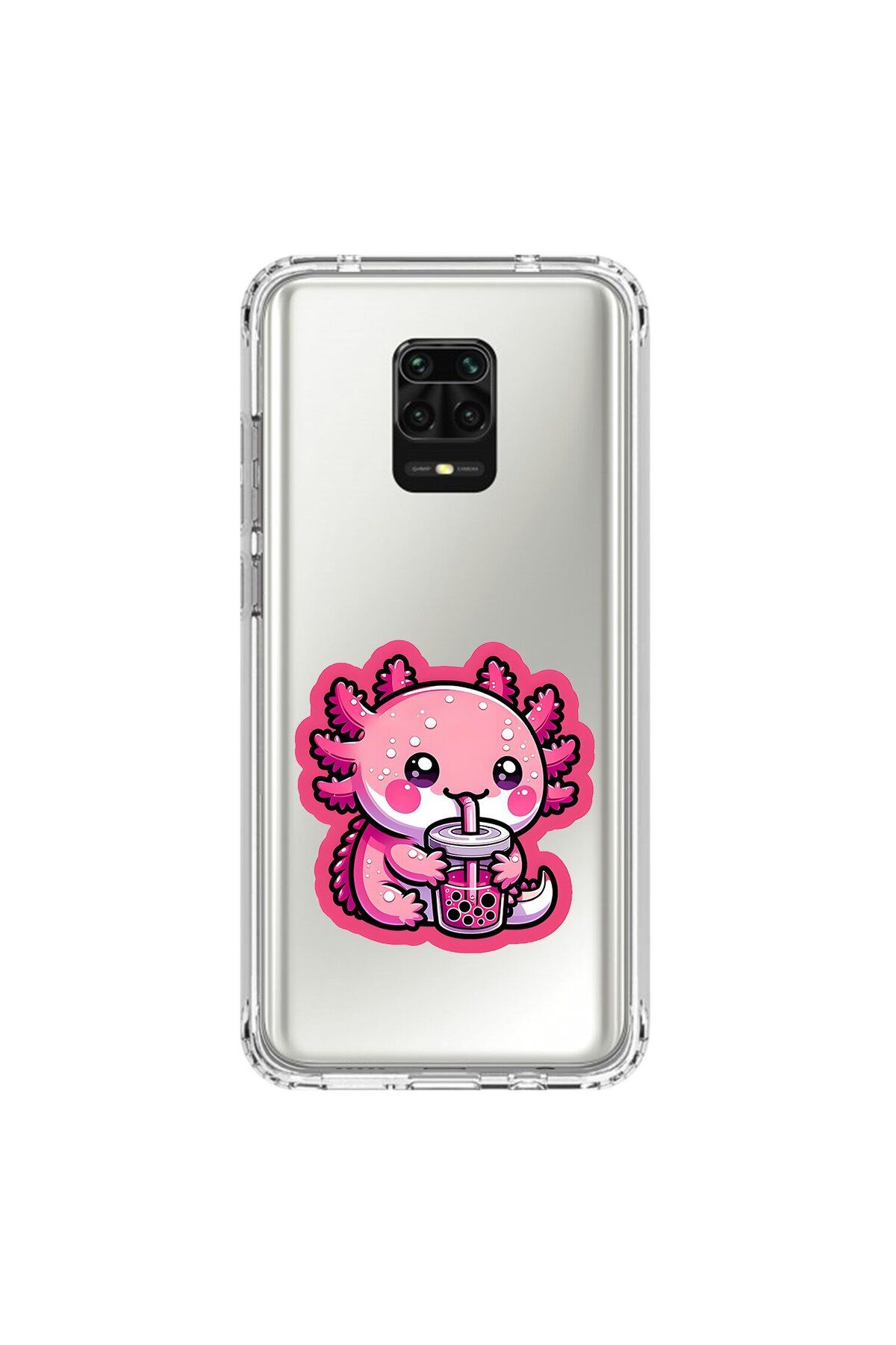 Dali Design Xiaomi Redmi Note 9 Pro Uyumlu Şeffaf Kılıf New Minies 4 Tasarımlı