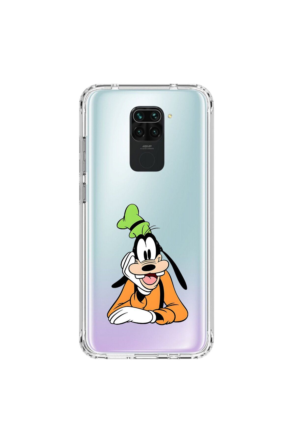 Dali Design Xiaomi Redmi Note 9 Uyumlu Şeffaf Kılıf Cartoon 5 Tasarımlı