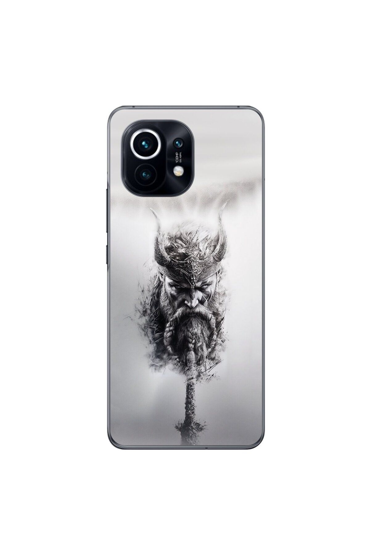 Dali Design Xiaomi Mi 11 Uyumlu Şeffaf Kılıf Nordic 2 Tasarımlı