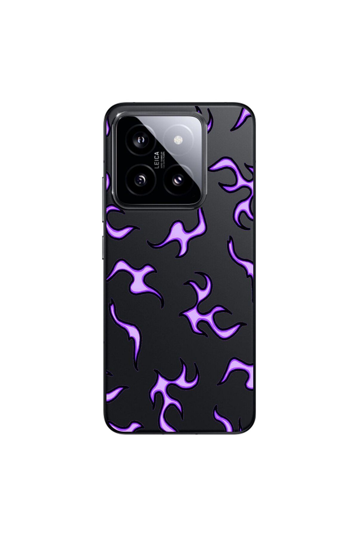 Dali Design Xiaomi Mi 14 Uyumlu Şeffaf Kılıf Wallpaper 3 Tasarımlı
