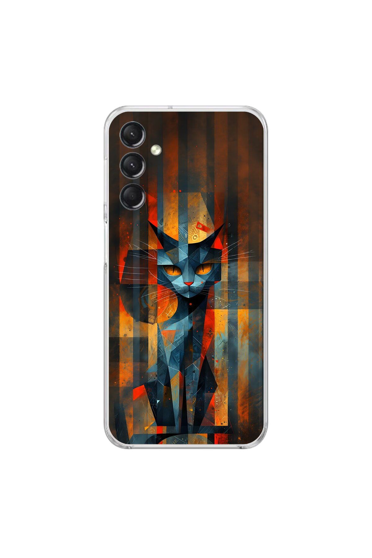 Dali Design Samsung Galaxy A24 Uyumlu Şeffaf Kılıf Aesthetic 2 Tasarımlı