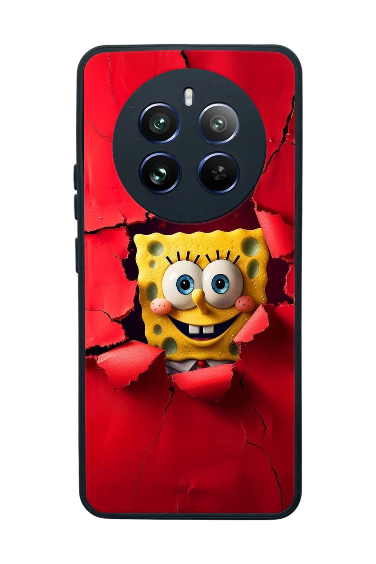 realme 12 Uyumlu Mat Siyah Kılıf – Yumuşak Silikon, Koruyucu, Şok Emici Kapak