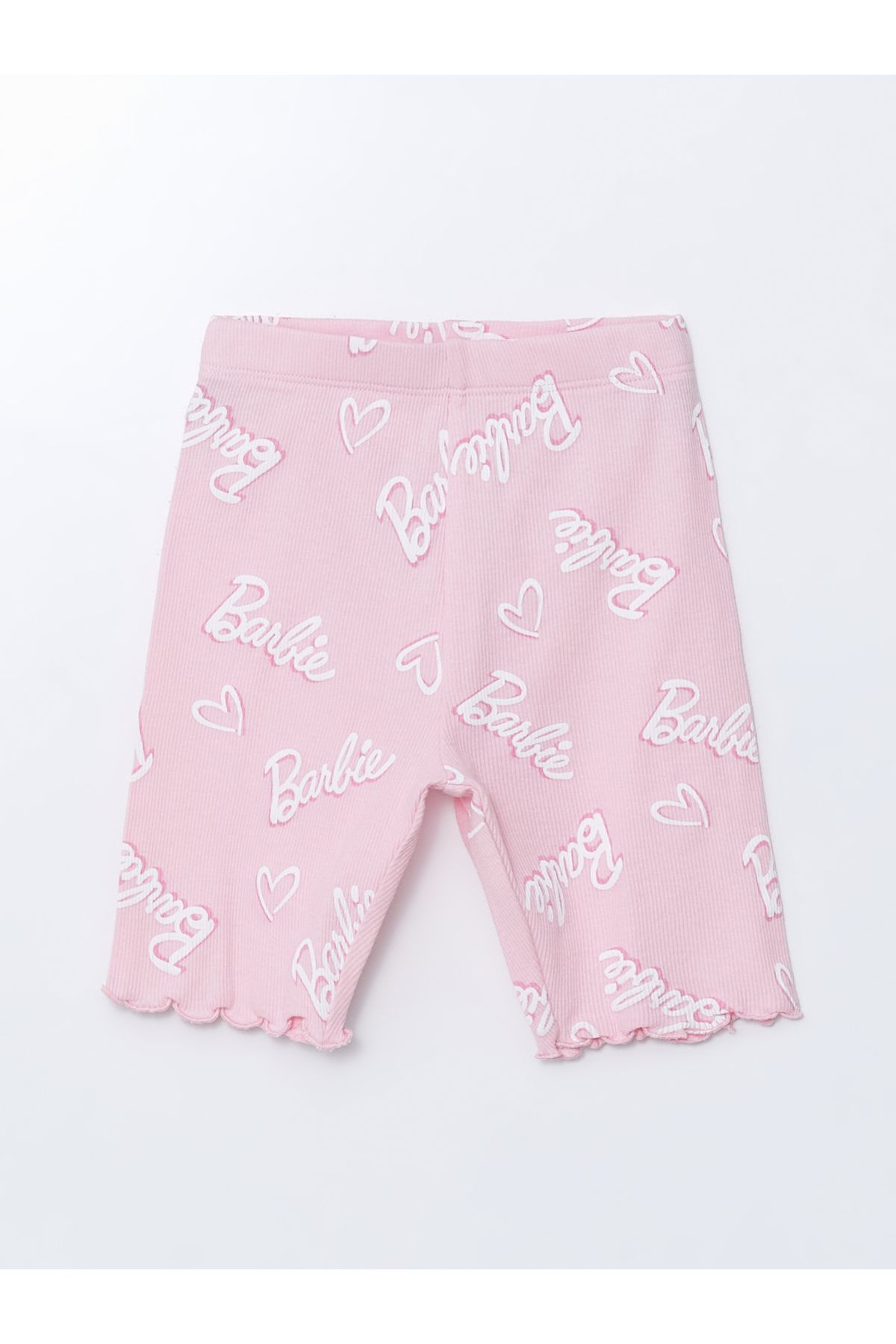 LC Waikiki Beli Lastikli Barbie Baskılı Kız Çocuk Tayt