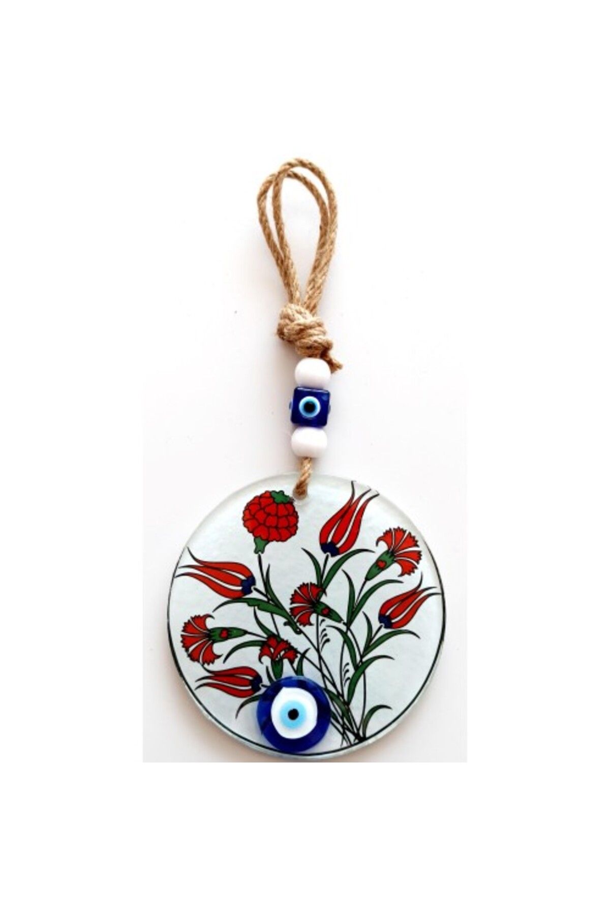 SAVA HOME COLLECTİON Lale Çiçeği Desenli Füzyon Cam Duvar Dekoru