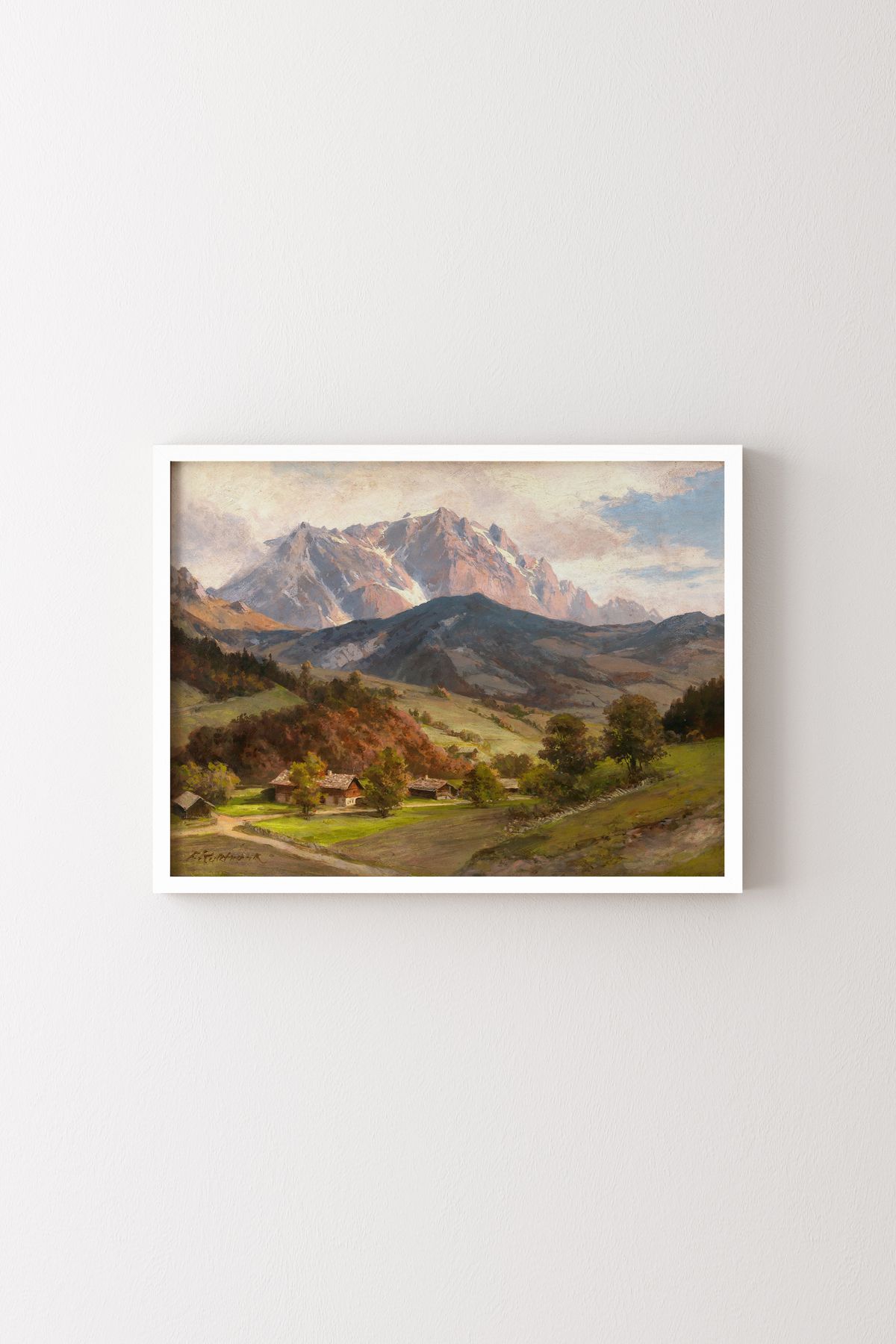 epiqart Hochkönig - Beyaz Çerçeve