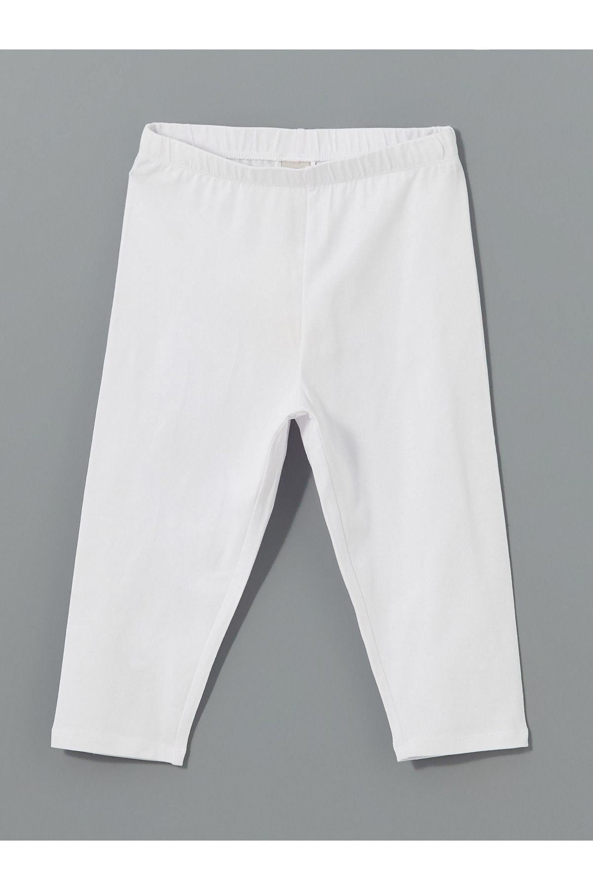 LC Waikiki Beli Lastikli 3/4 Boy Kız Çocuk Tayt