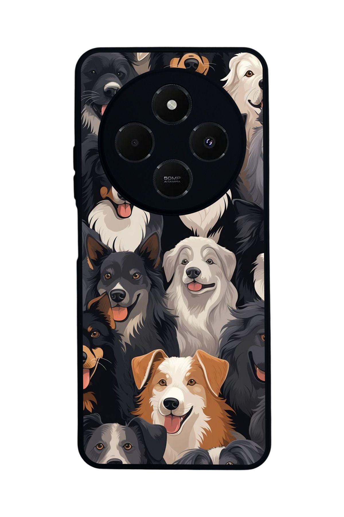 BGAKSESUAR Xiaomi Redmi 14C Mat Uyumlu Siyah Kılıf – Yumuşak Silikon, Koruyucu, Şok Emici Kapak