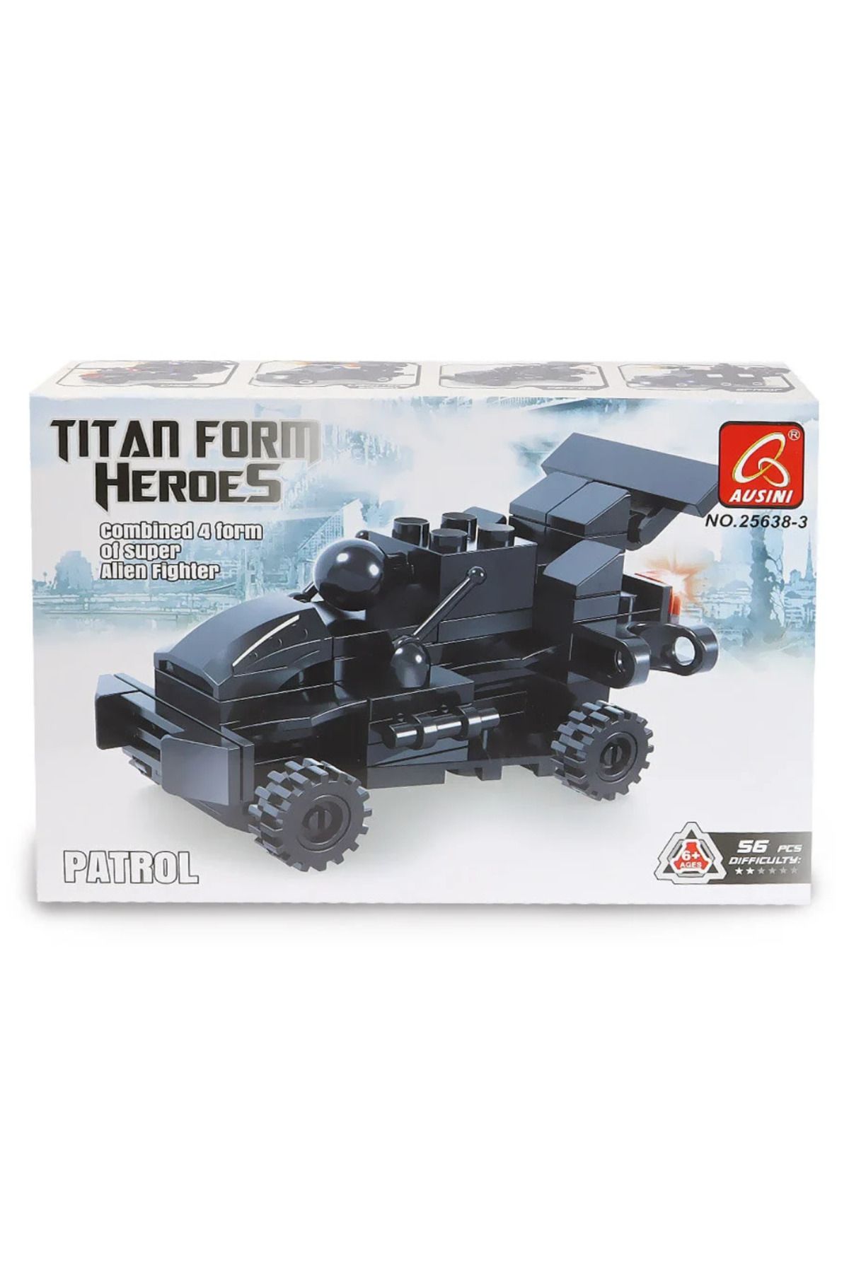 BYR Fırsat Byr Titan Form Heroes-3 Patrol 56 Parça Yeni