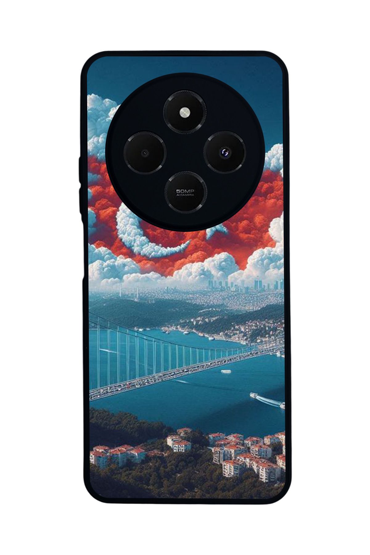 BGAKSESUAR Xiaomi Redmi 14C Mat Uyumlu Siyah Kılıf – Yumuşak Silikon, Koruyucu, Şok Emici Kapak