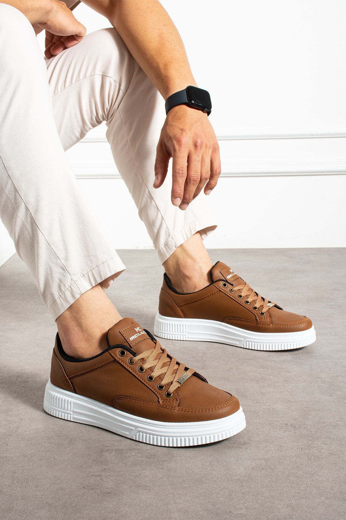MCLACOS Erkek Sneaker Günlük Spor Ayakkabı Yüksek Taban Taba - Rahat Tasarım x5