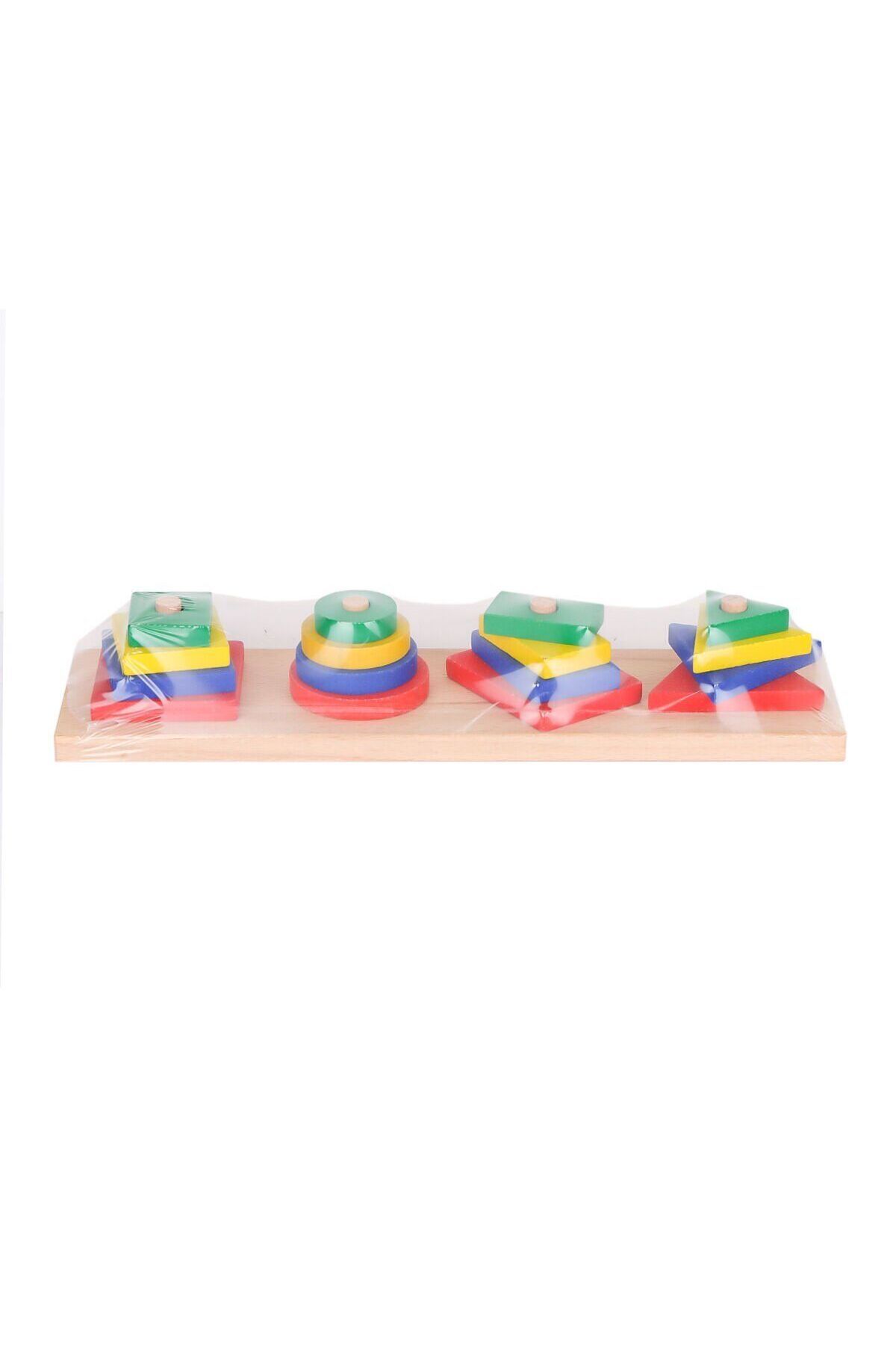 Mulvix Mullurg Urg01 Kr006 Woodoy Renkli Geometrik Şekiller - Oyuncak (Muul)