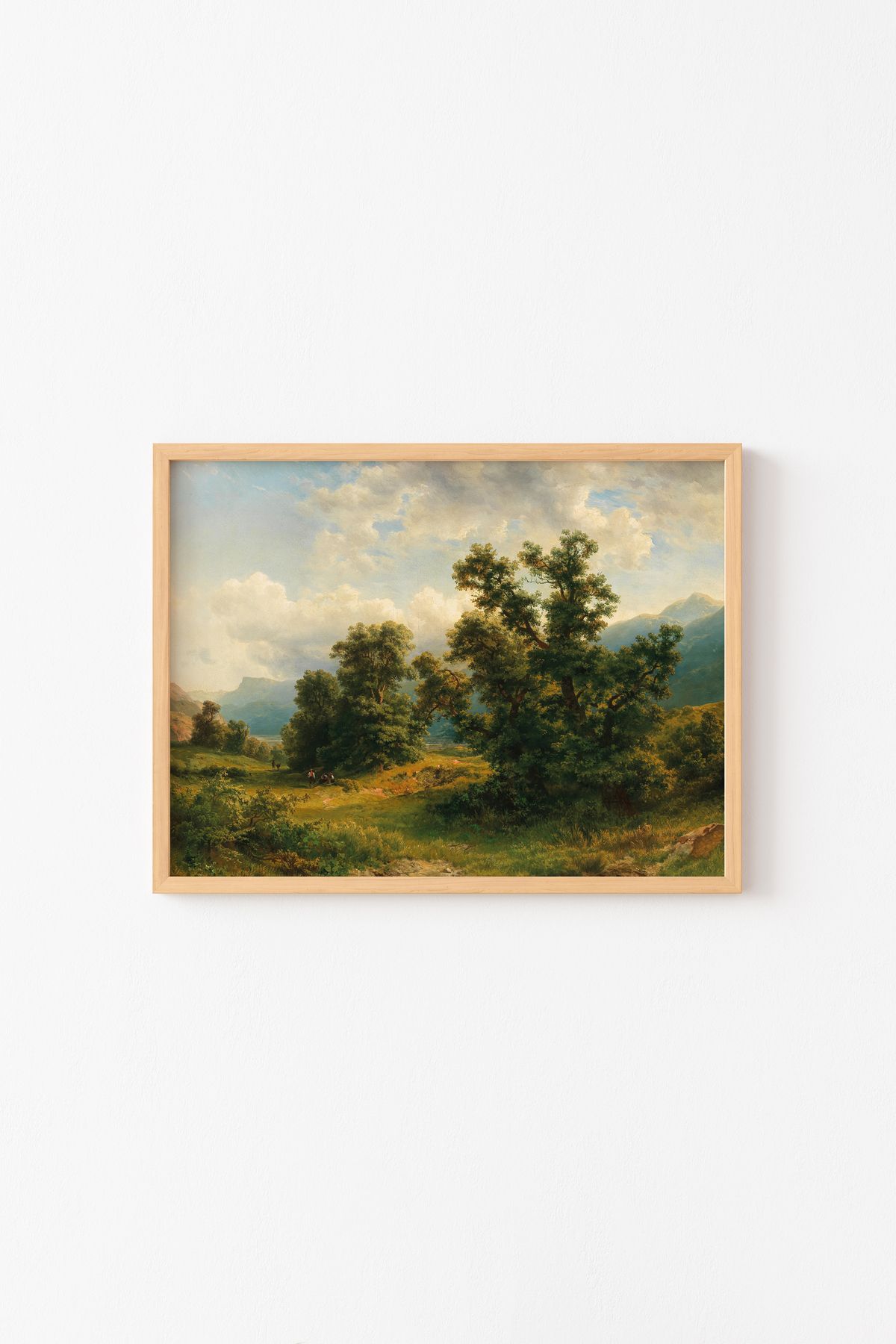 epiqart Gustav Maria - Ahşap Desenli Çerçeve