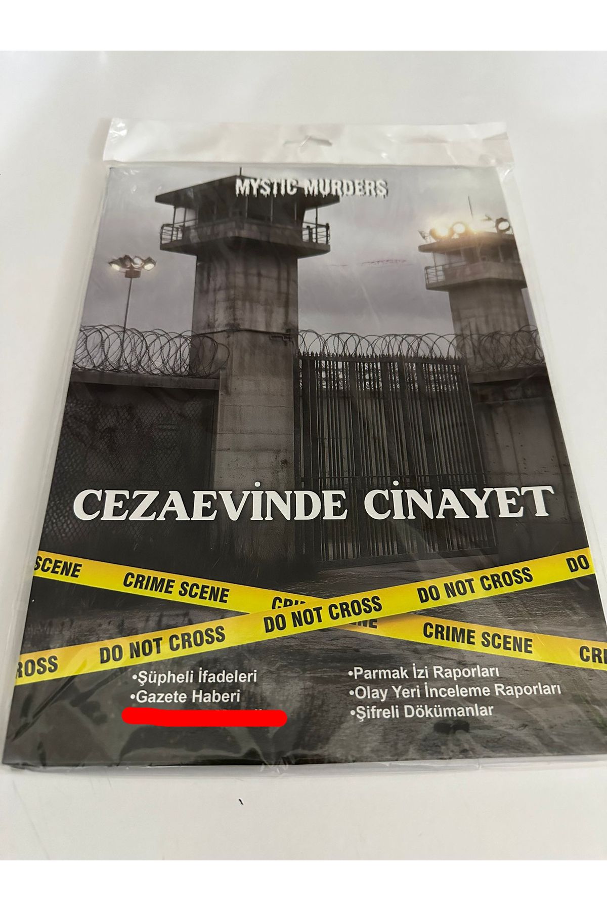 Kutu Kutu Oyuncak Dedektif Oyunu / Dava Çözme Oyunu / Cezaevinde Cinayet