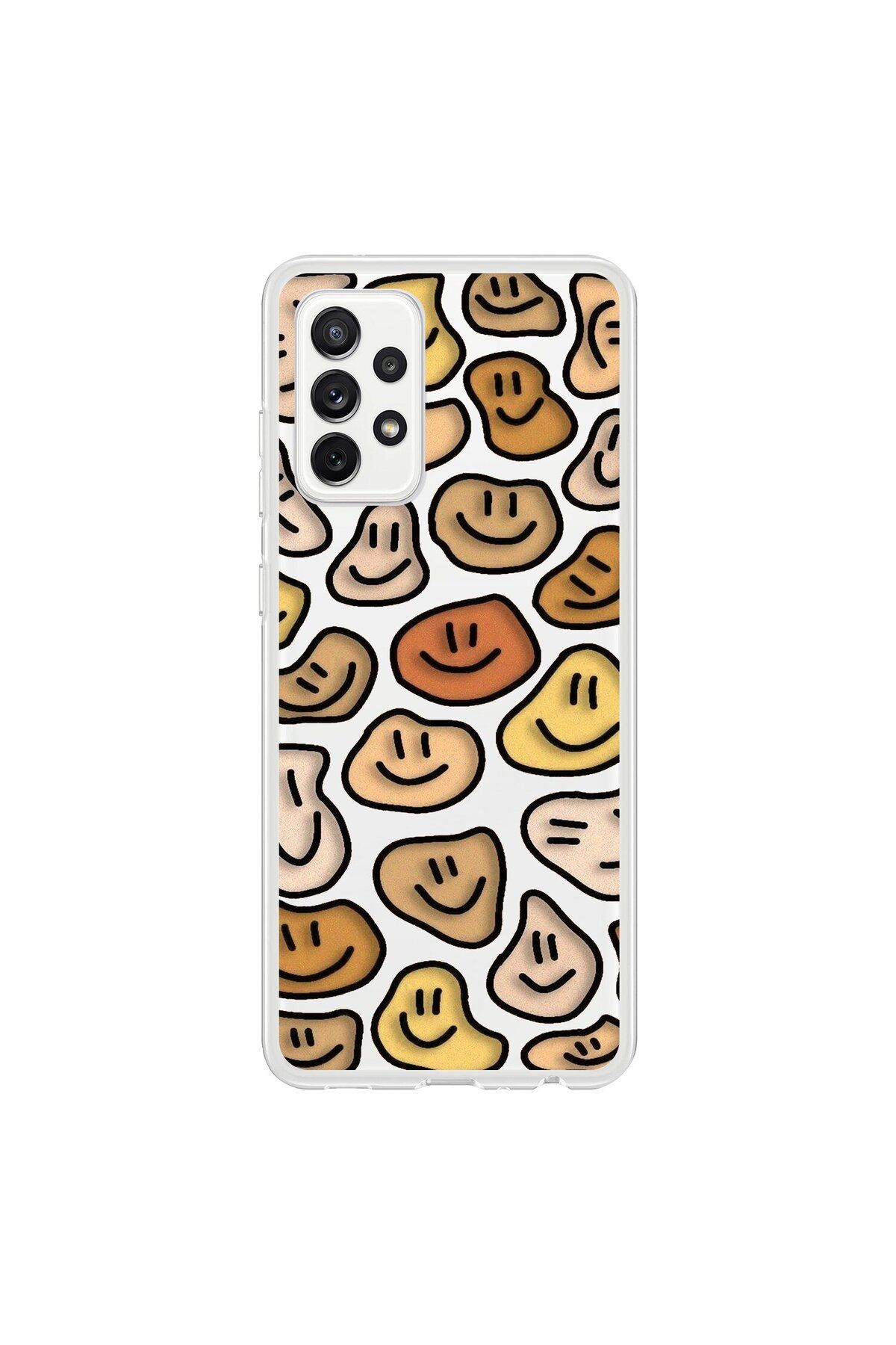 Dali Design Samsung Galaxy A72 Uyumlu Şeffaf Kılıf Wallpaper 8 Tasarımlı