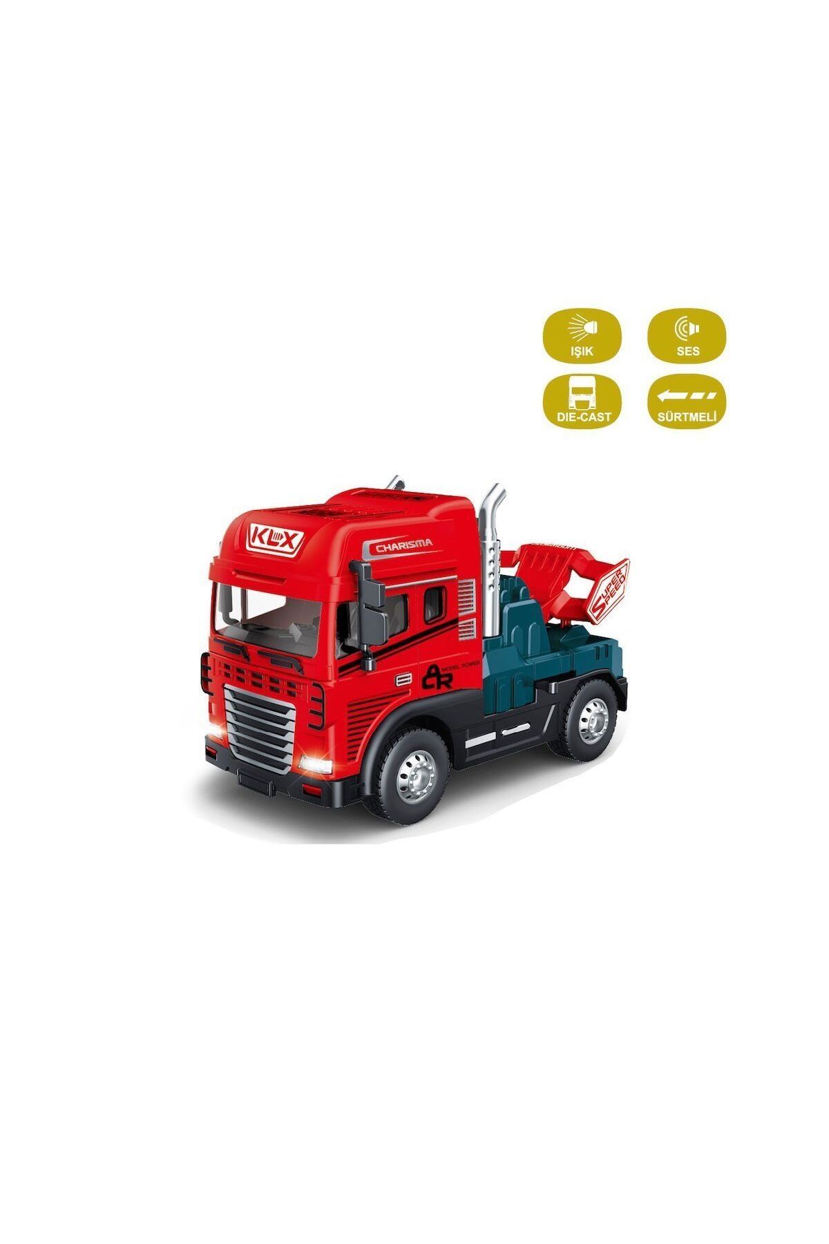 Mulvix Mullurg Urg01 Klx600-345 Sürtmeli Işıklı Müzikli 1:24 Çekici (Tır Kafası) - Idır (Muul)