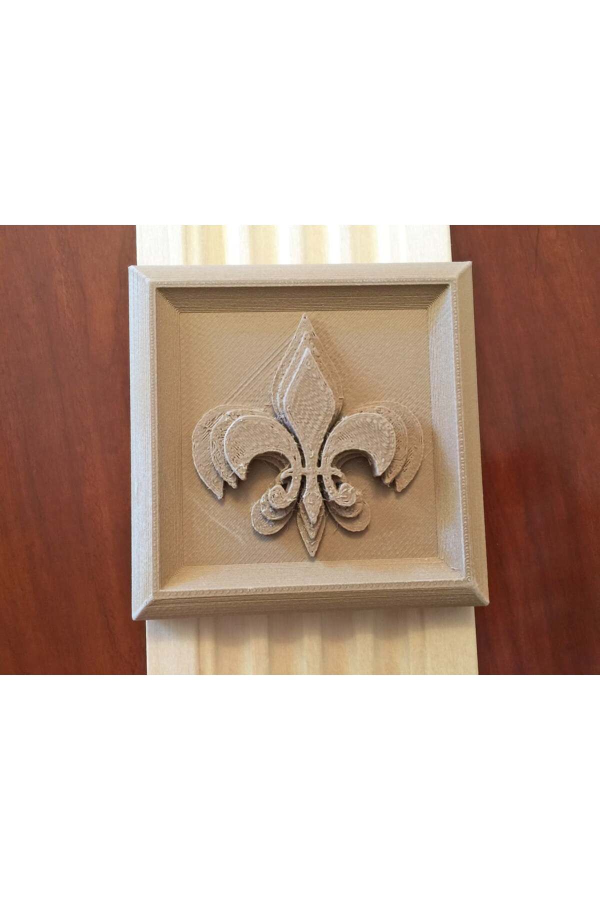 Lucest Kapı ve pencereler için Fleur de lis rozet kalıplama (Plastik Aparattır!!!)