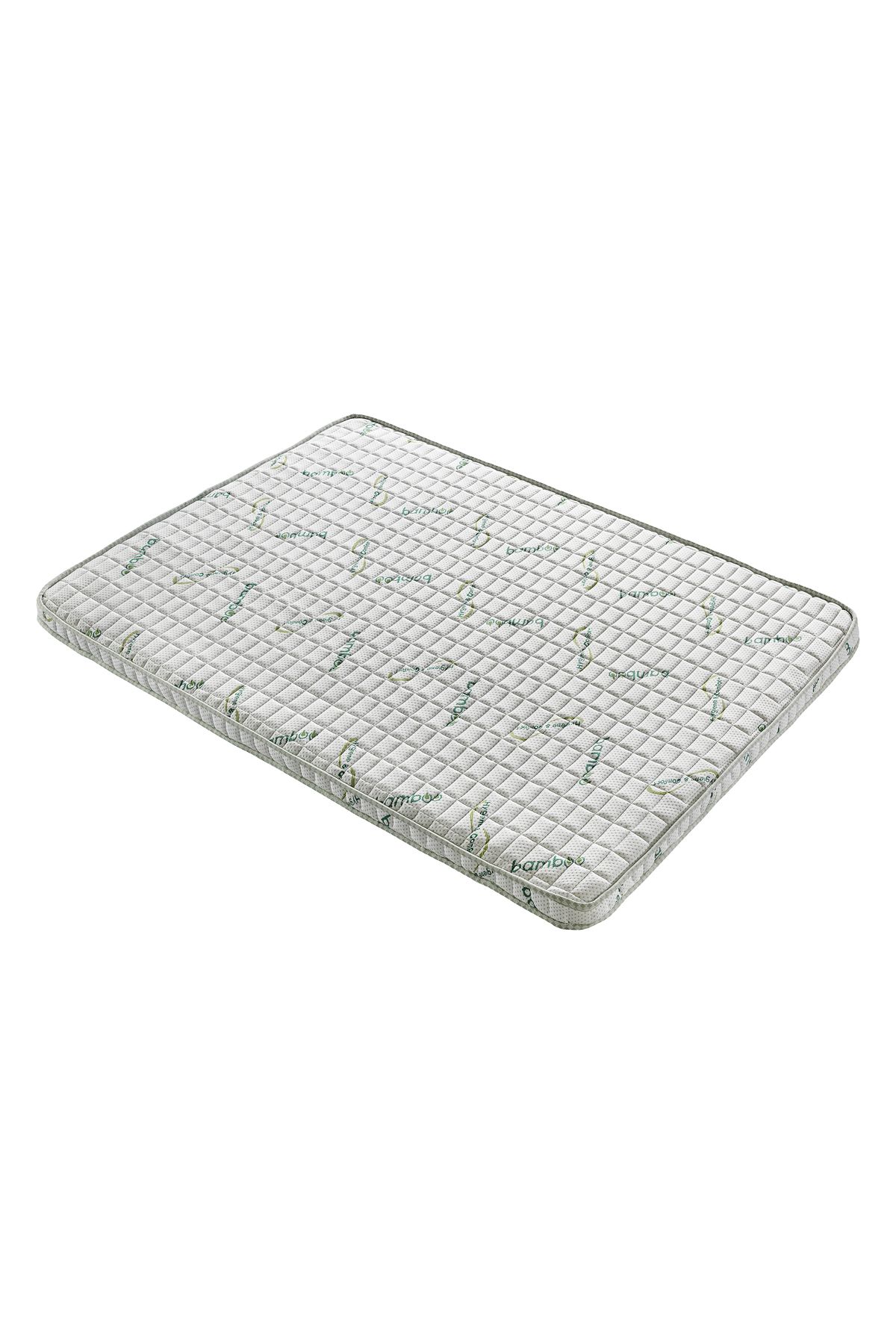 PİAR HOME 7 Cm Bamboo 80x160 Visco Katmanlı Lastikli Uyku Pedi Yatak Şiltesi Lüx Ortopedik Yatak Pedi