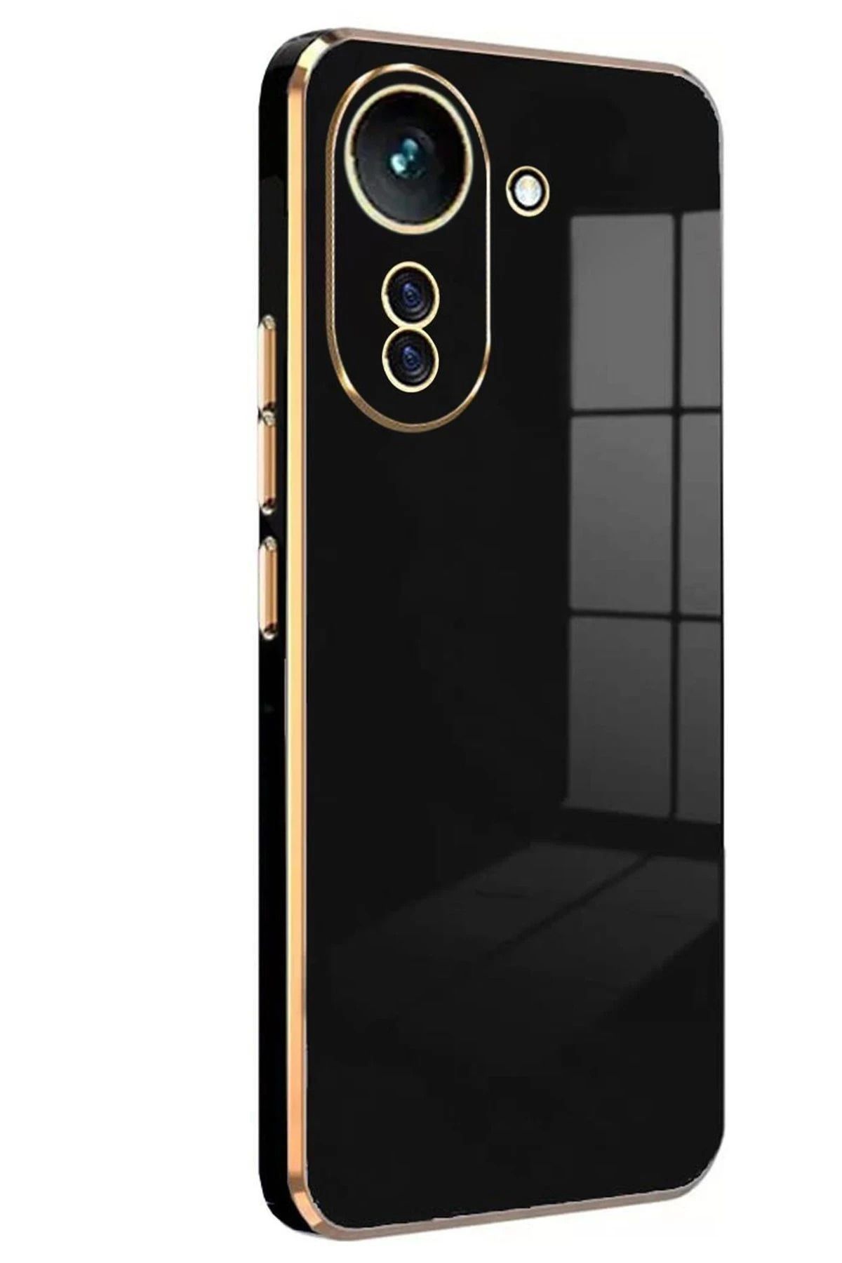 nerede bulurum Xiaomi Redmi 13C Kılıf Volet Silikon - Siyah