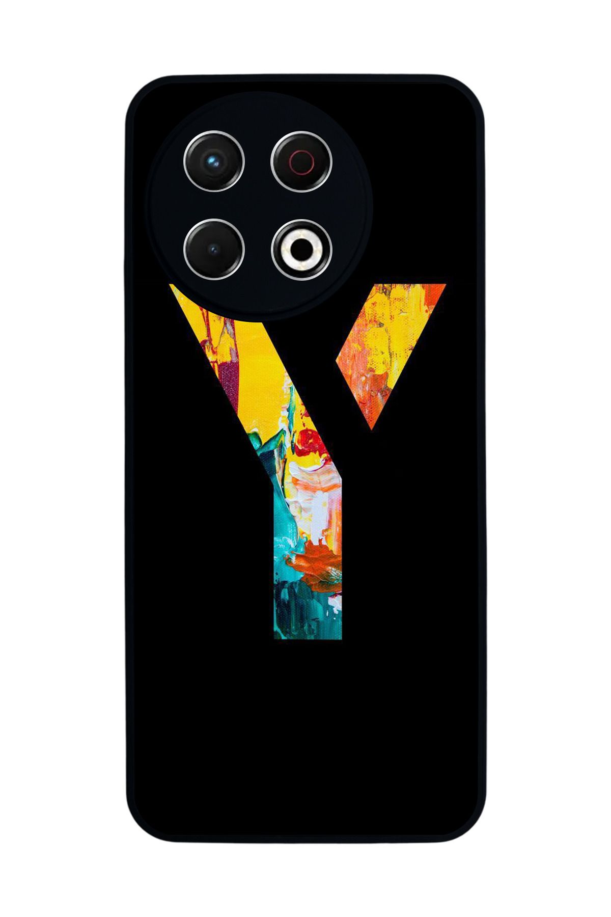 TECNO Spark 30 Pro Mat Siyah Kılıf – Yumuşak Silikon, Koruyucu, Şok Emici Kapak