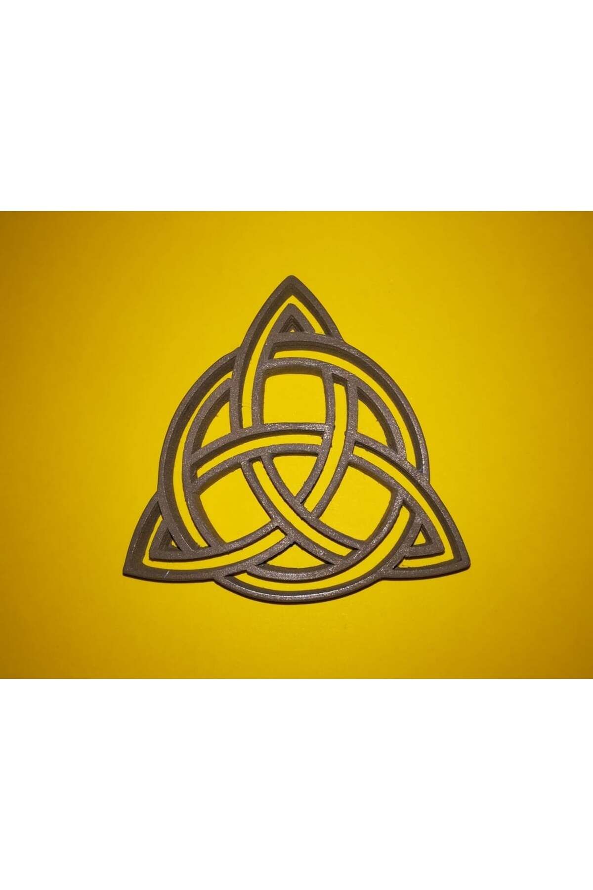 Lucest Celtic düğümü 3D, kahve/çay pedi (Plastik Aparattır!!!)