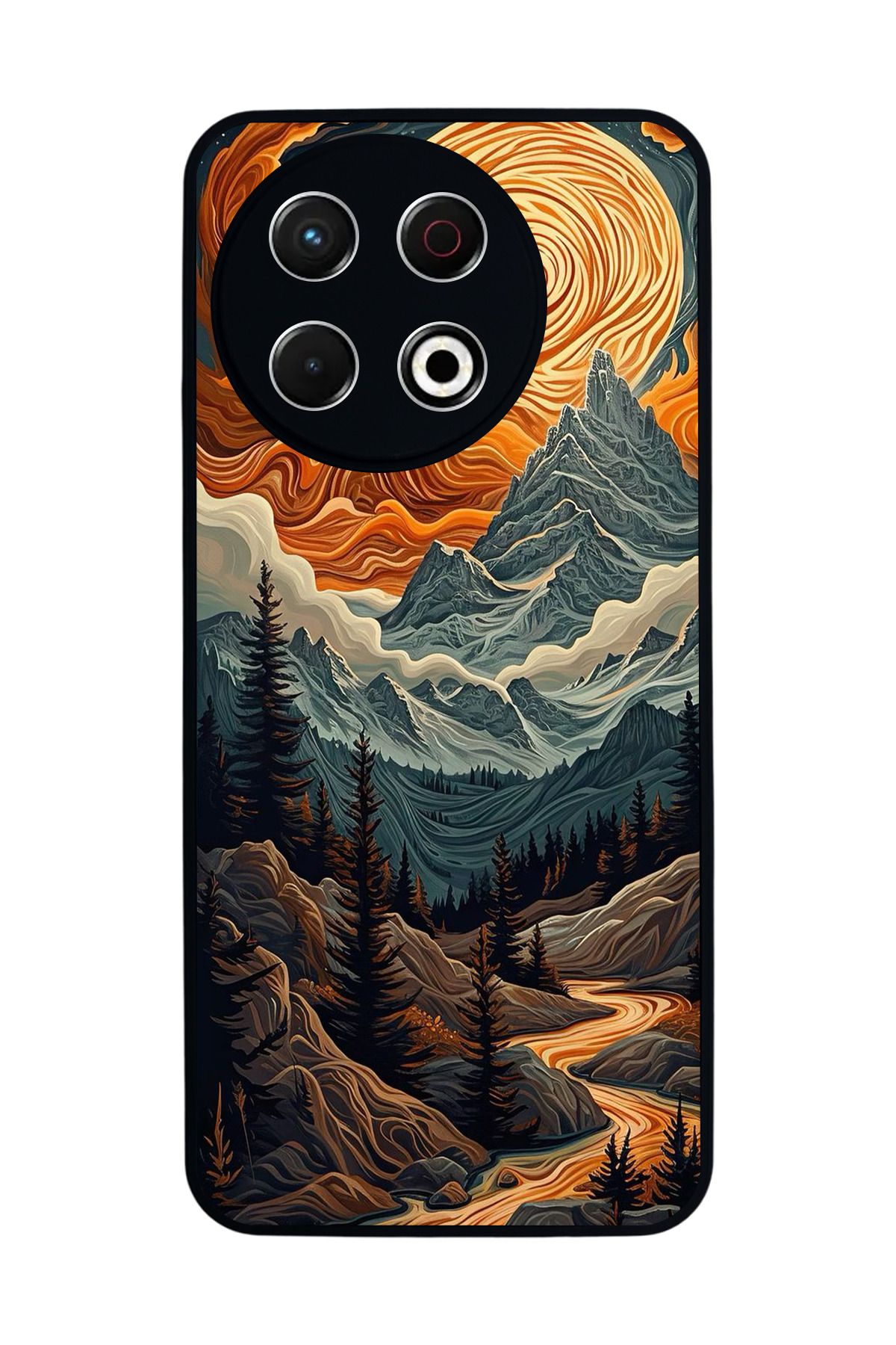 TECNO Spark 30 Pro Mat Siyah Kılıf – Yumuşak Silikon, Koruyucu, Şok Emici Kapak