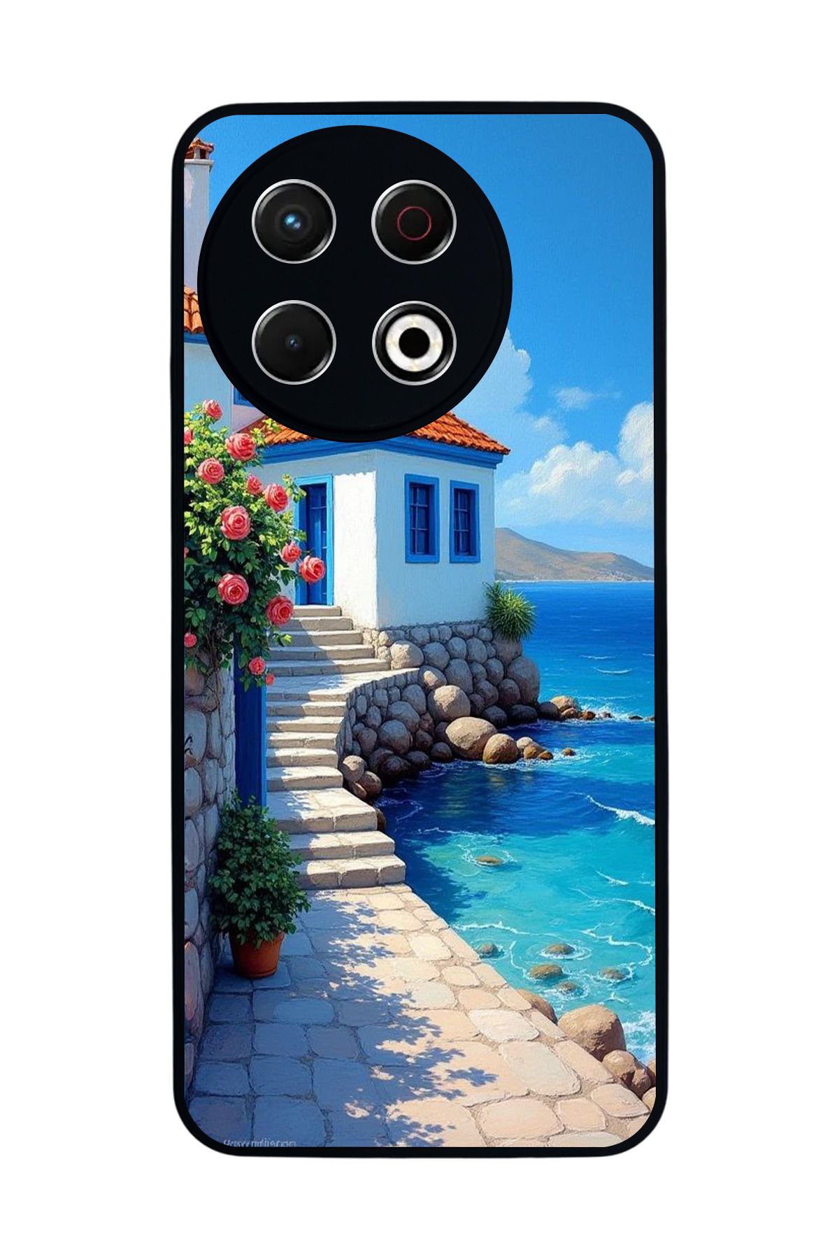 TECNO Spark 30 Pro Mat Siyah Kılıf – Yumuşak Silikon, Koruyucu, Şok Emici Kapak
