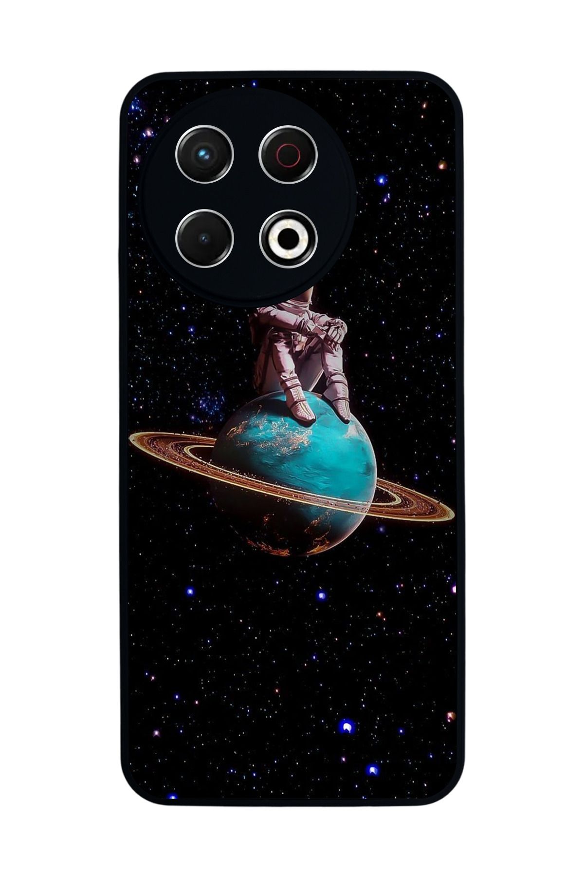 TECNO Spark 30 Pro Mat Siyah Kılıf – Yumuşak Silikon, Koruyucu, Şok Emici Kapak