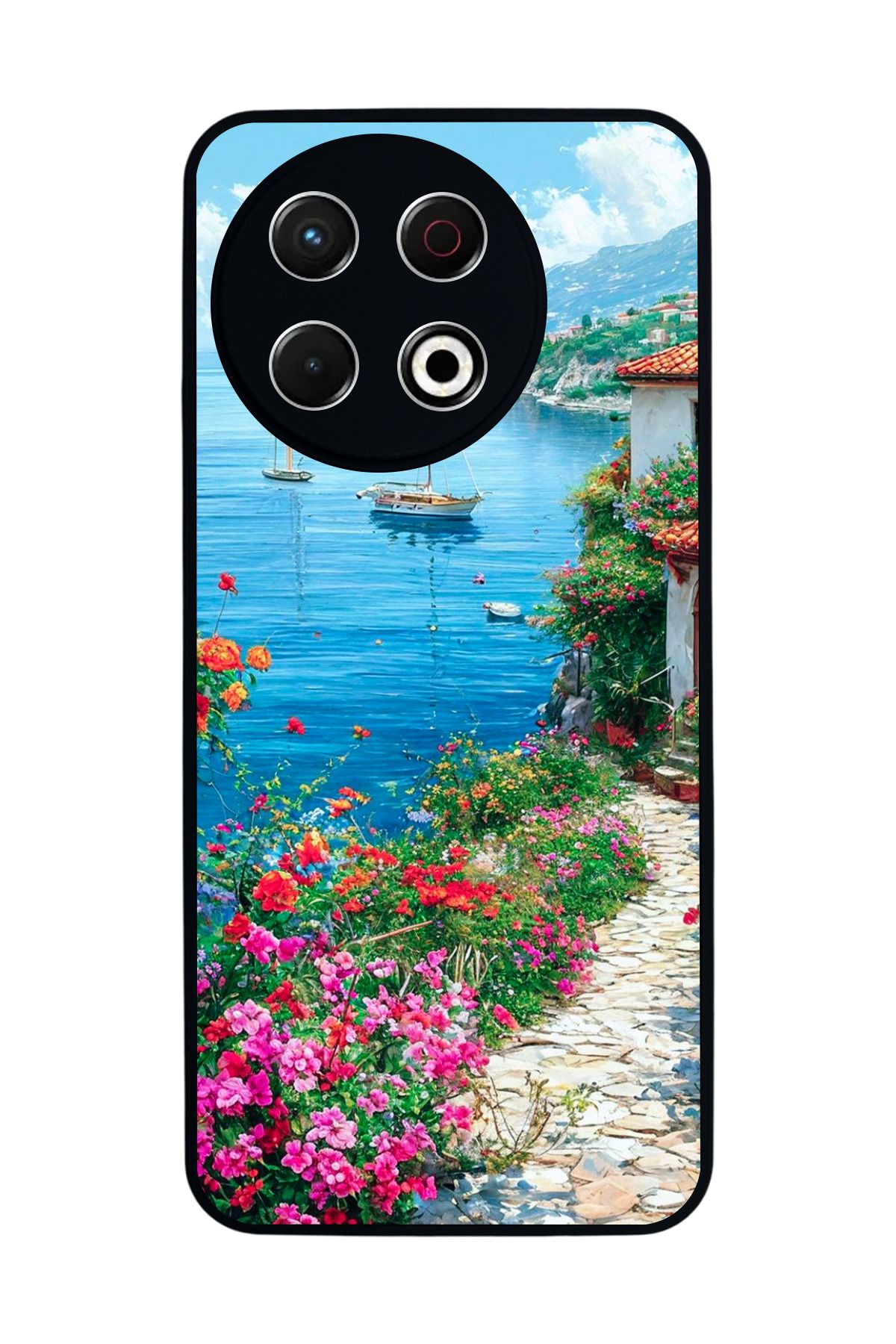 TECNO Spark 30 Pro Mat Siyah Kılıf – Yumuşak Silikon, Koruyucu, Şok Emici Kapak