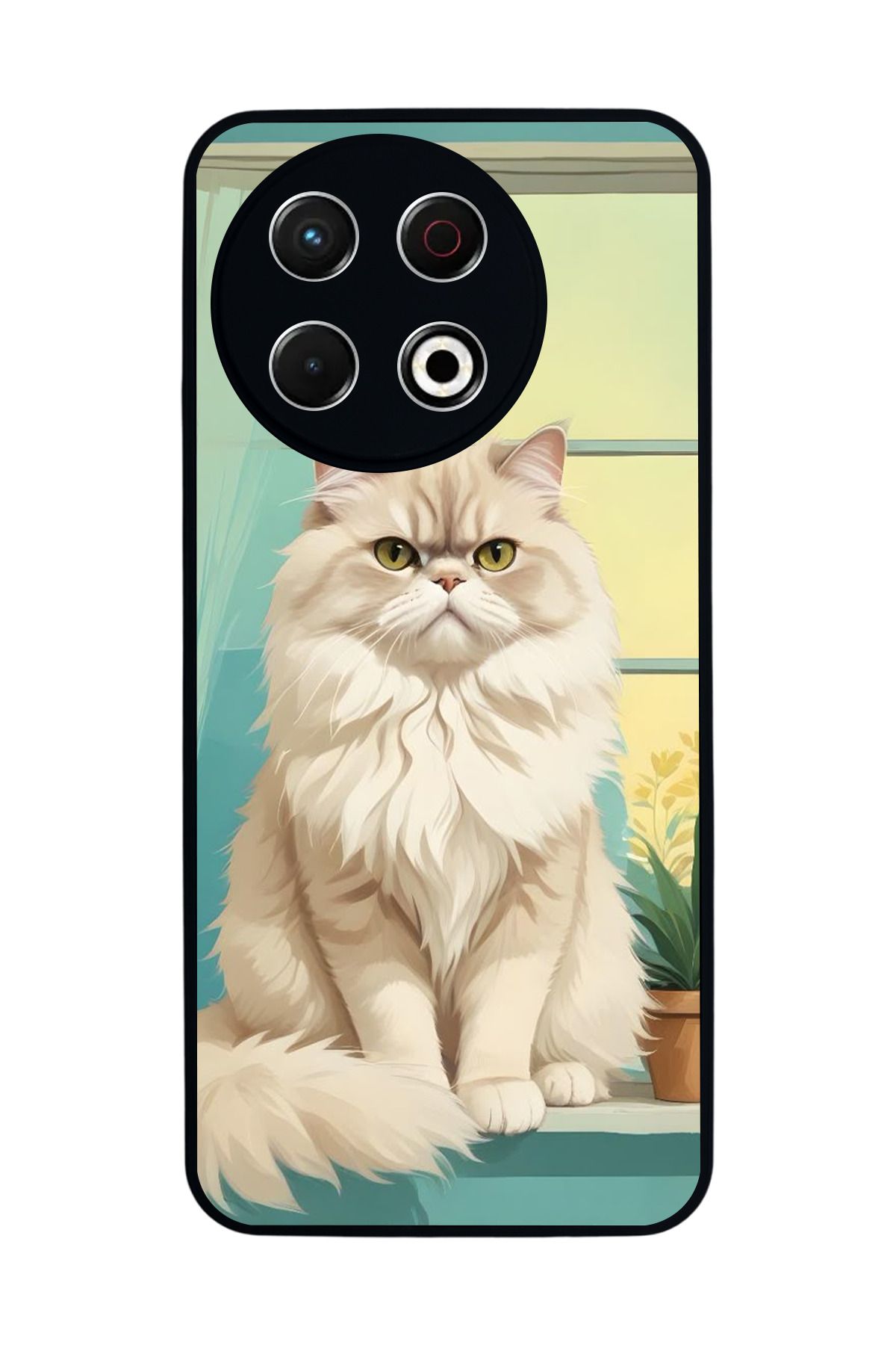 TECNO Spark 30 Pro Mat Siyah Kılıf – Yumuşak Silikon, Koruyucu, Şok Emici Kapak