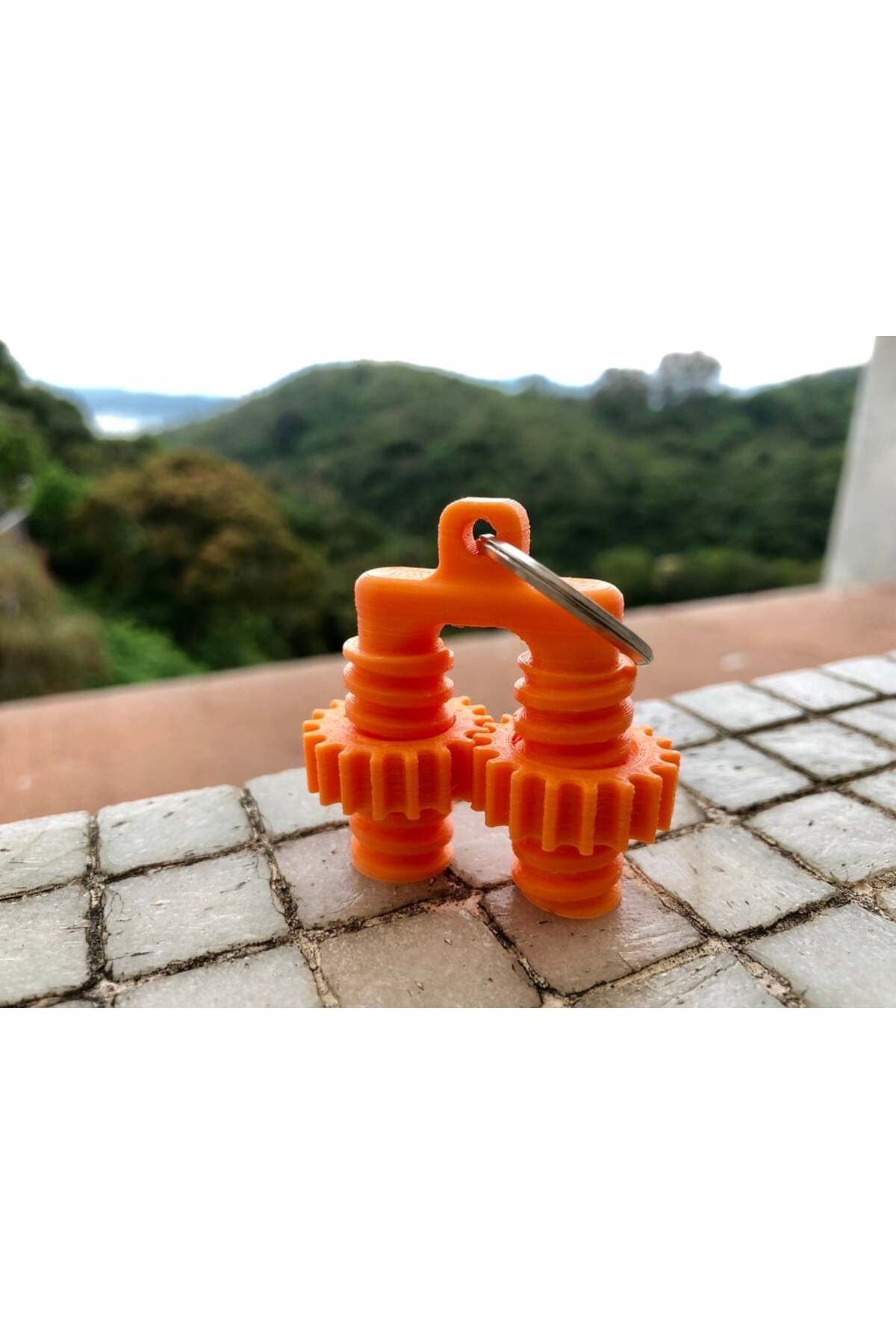 Lucest Anahtarlık dişli fidget cıvatası (Plastik Aparattır!!!)
