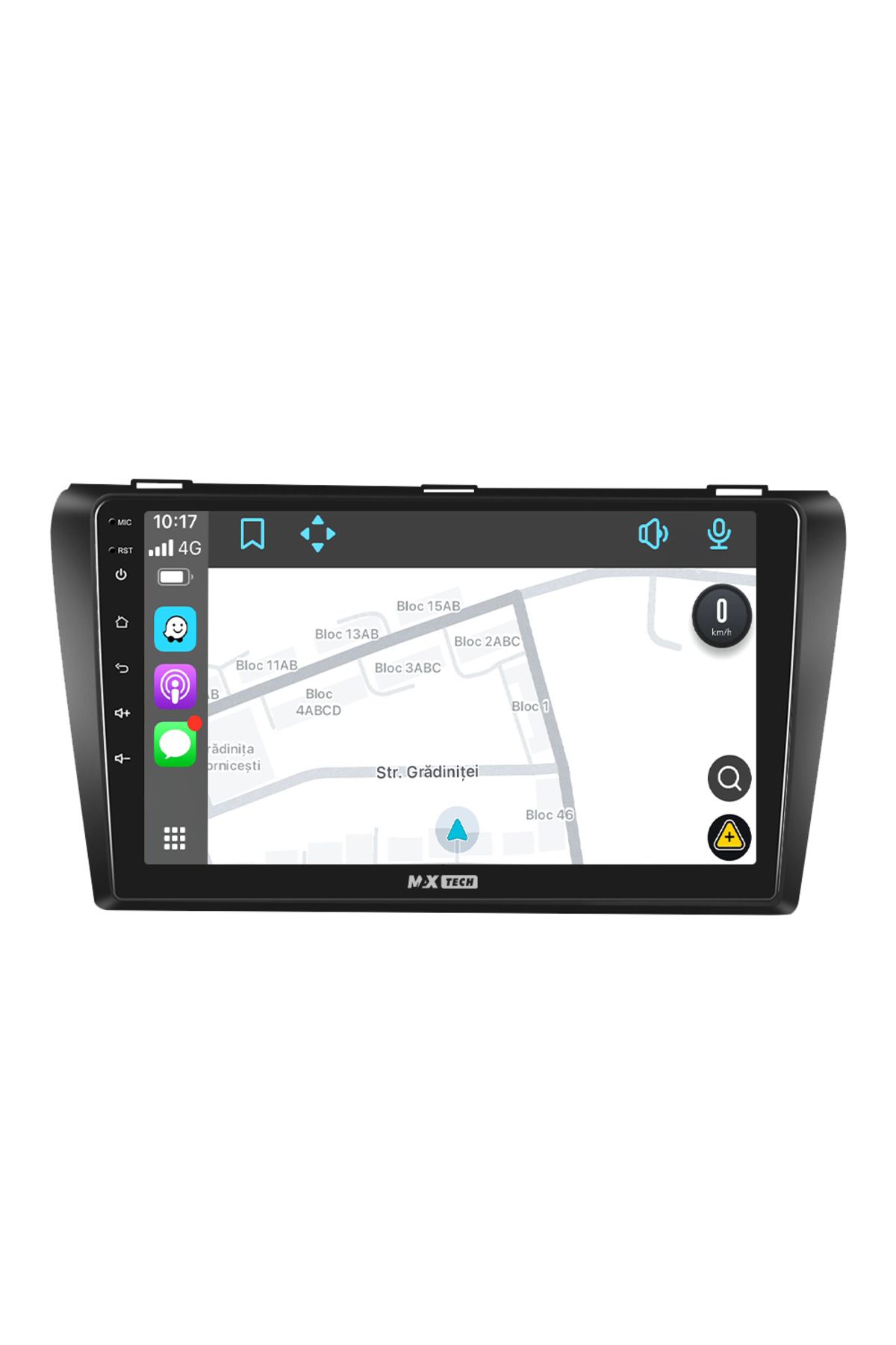 MaxTech-Navigation Mazda 3 2006-2012 dedicated, 4 GB Ram 64 GB Rom OctaCore, Carplay & Android auto, 9" 6