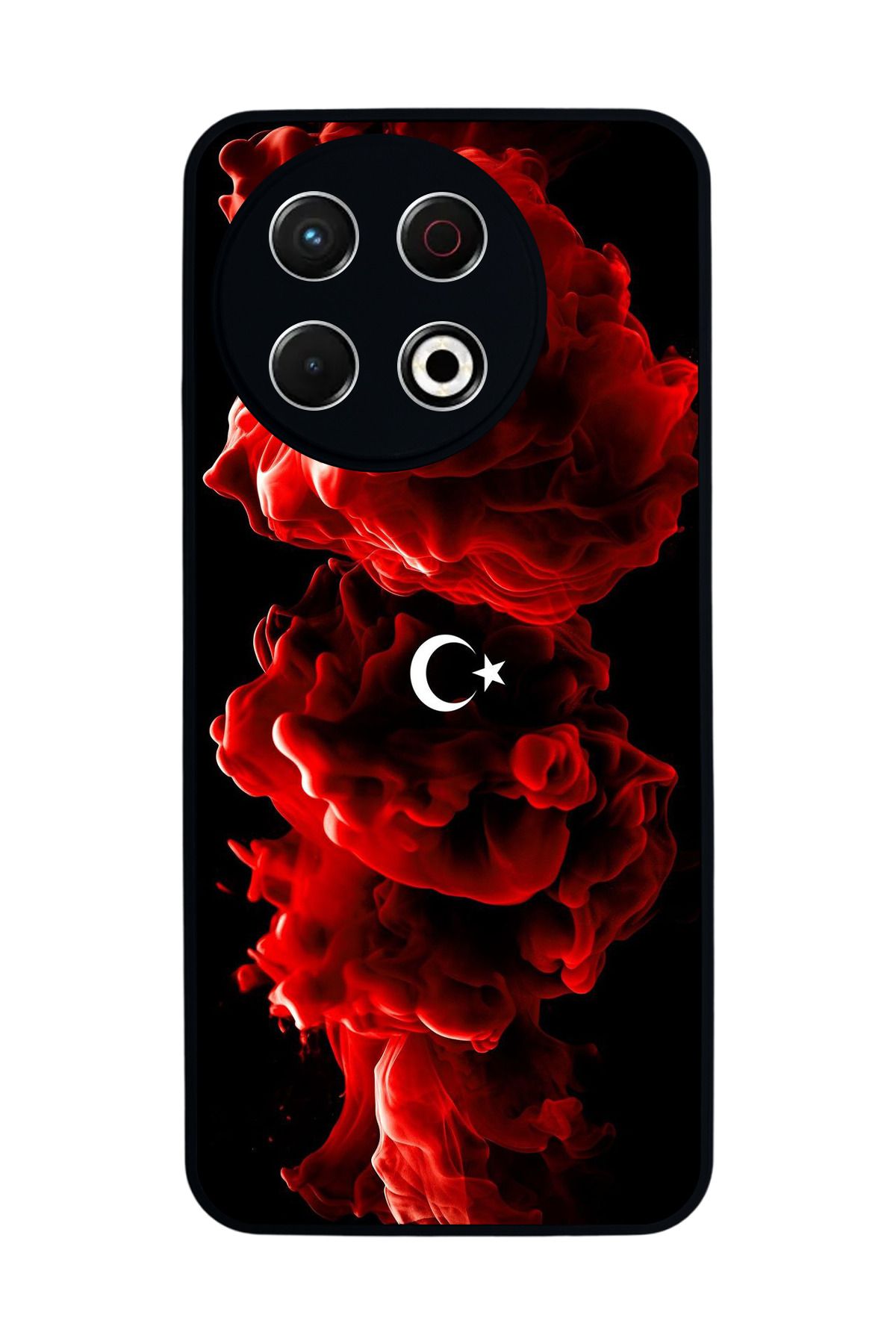 TECNO Spark 30 Pro Mat Siyah Kılıf – Yumuşak Silikon, Koruyucu, Şok Emici Kapak