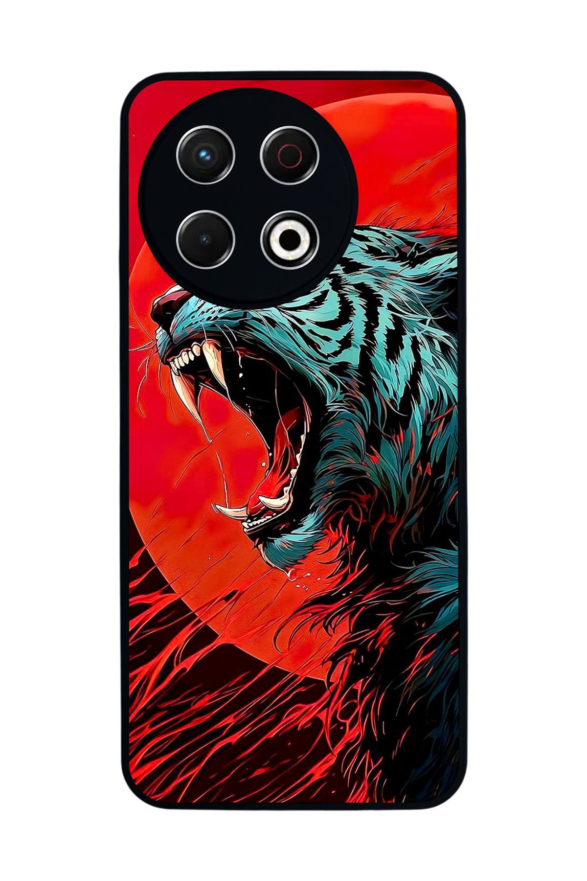 TECNO Spark 30 Pro Mat Siyah Kılıf – Yumuşak Silikon, Koruyucu, Şok Emici Kapak