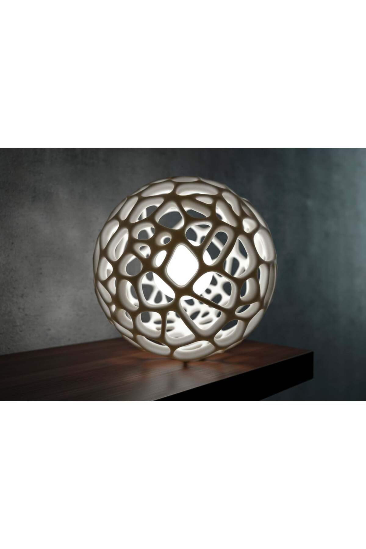 Lucest Üretken tasarım. Voronoi küresi (LQ) versiyonu (Plastik Aparattır!!!)