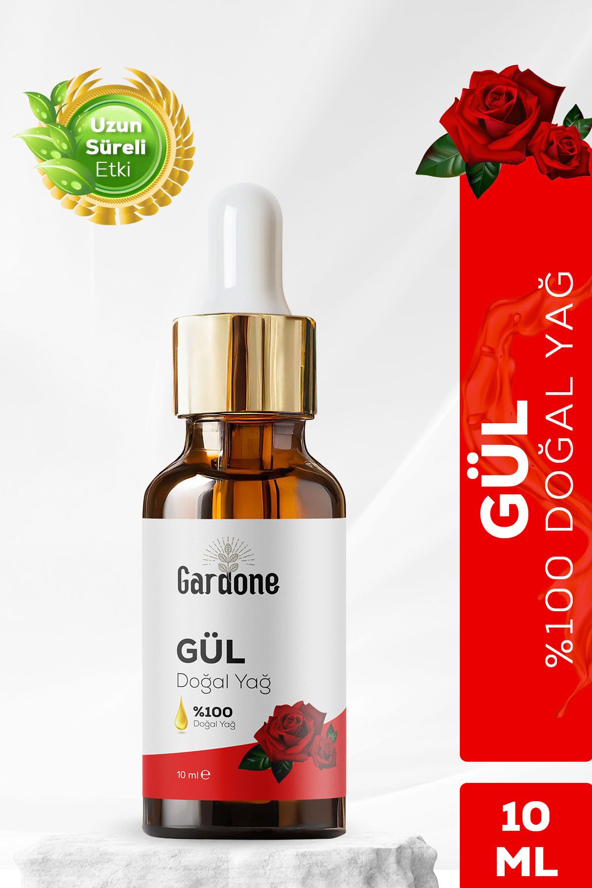 Gardone Gül Yağı Soğuk Sıkım %100 Saf ve Doğal Rose 10ml