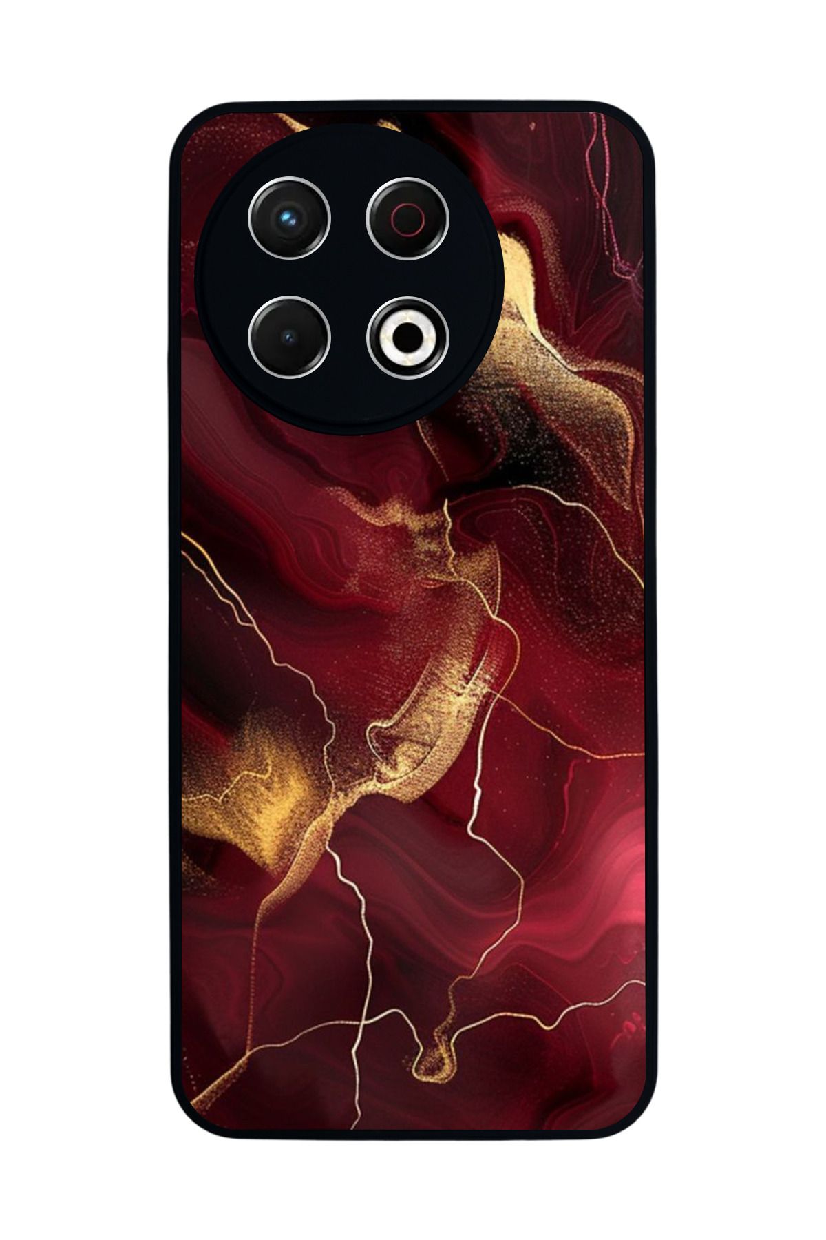 TECNO Spark 30 Pro Mat Siyah Kılıf – Yumuşak Silikon, Koruyucu, Şok Emici Kapak