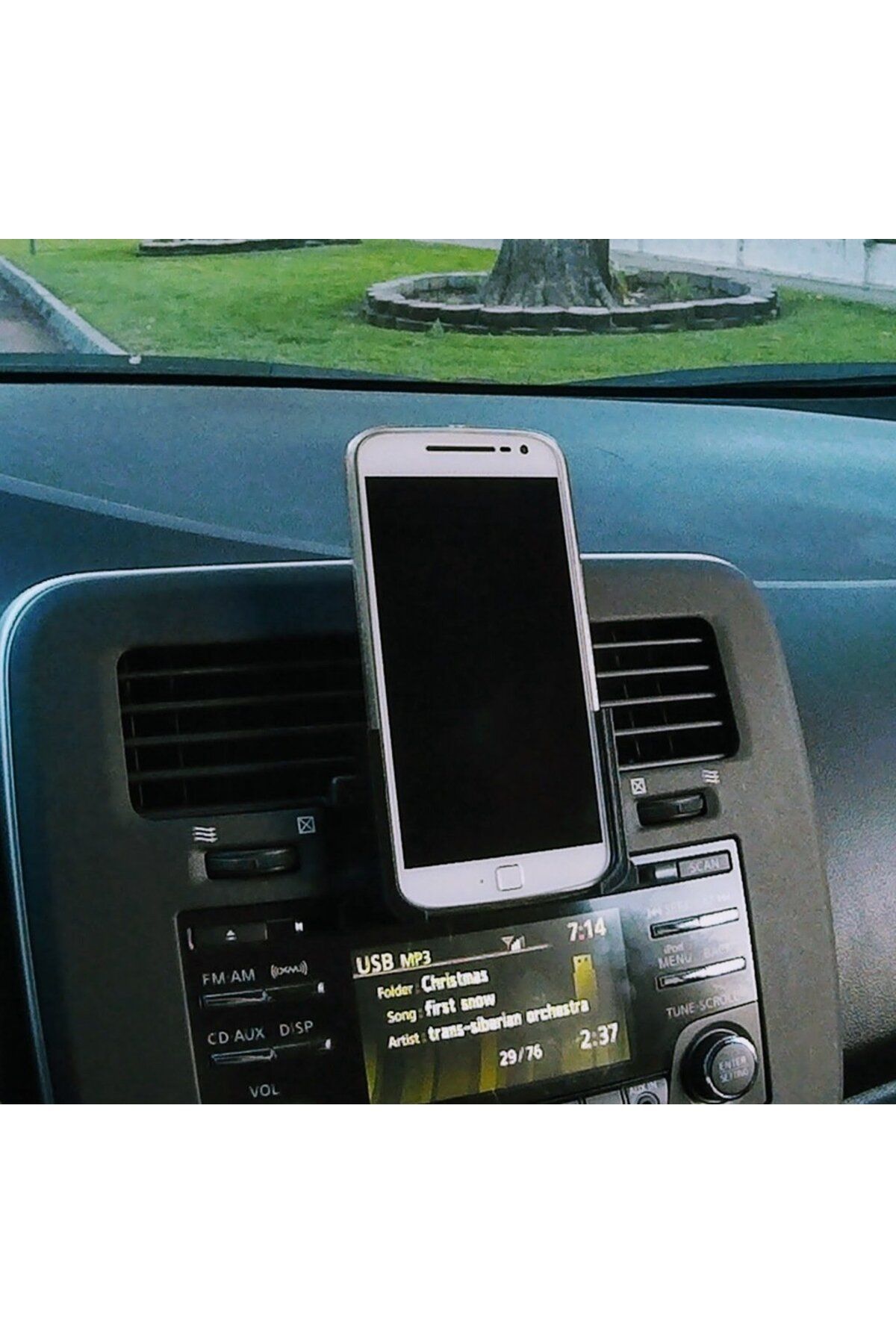 Lucest Moto G4/G4+ telefon tutucusu ve araç CD çalar adaptörü (Plastik Aparattır!!!)