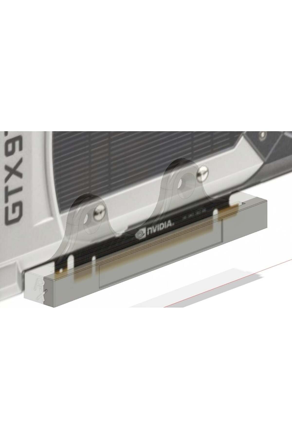 Lucest RamjetX PCIE GPU Duvar Montajı (Plastik Aparattır!!!)
