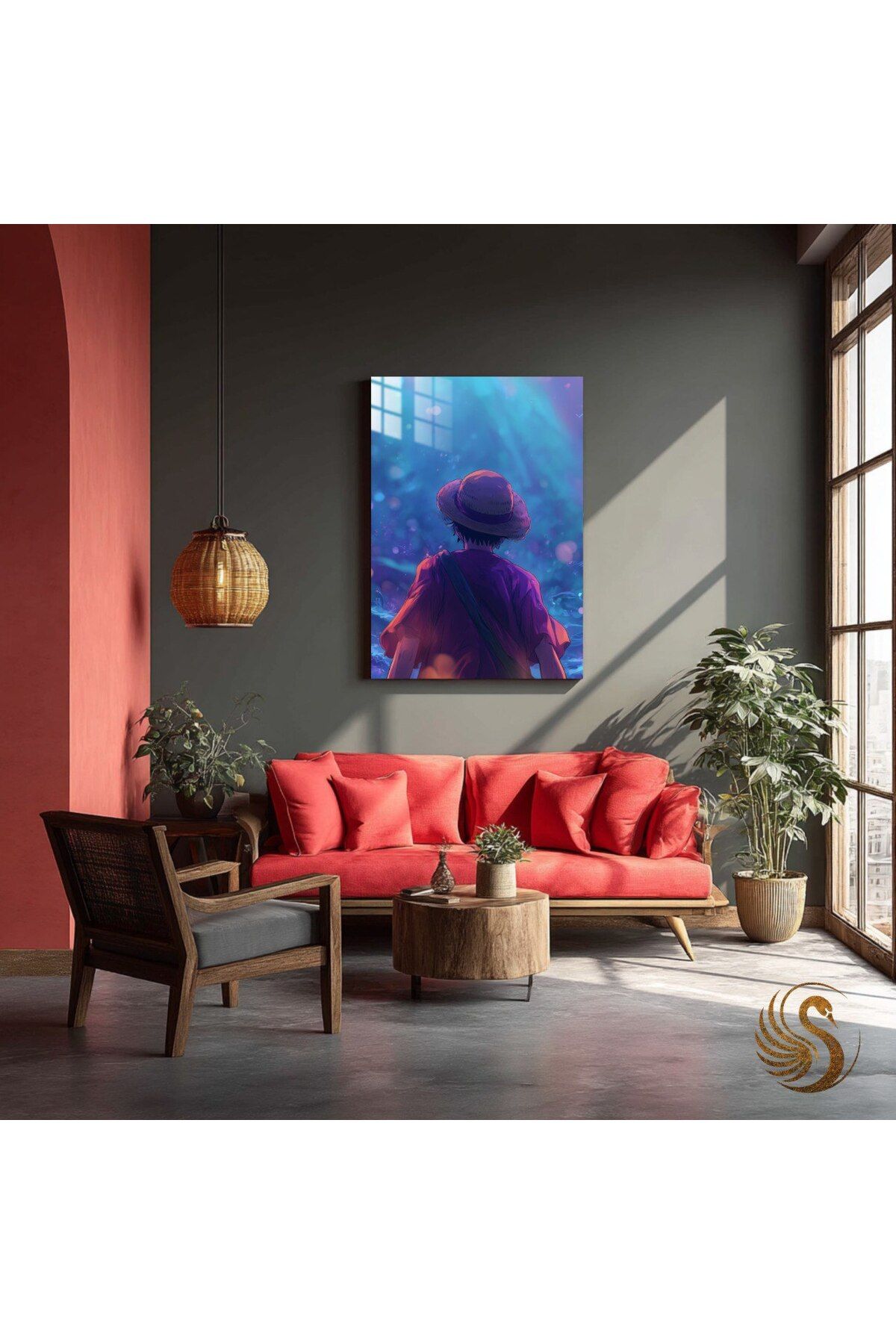Lora Loom Anime Metal Poster – Monkey D. Luffy | One Piece Duvar Dekoru, Otaku Hediyesi, Manga Oda Posteri