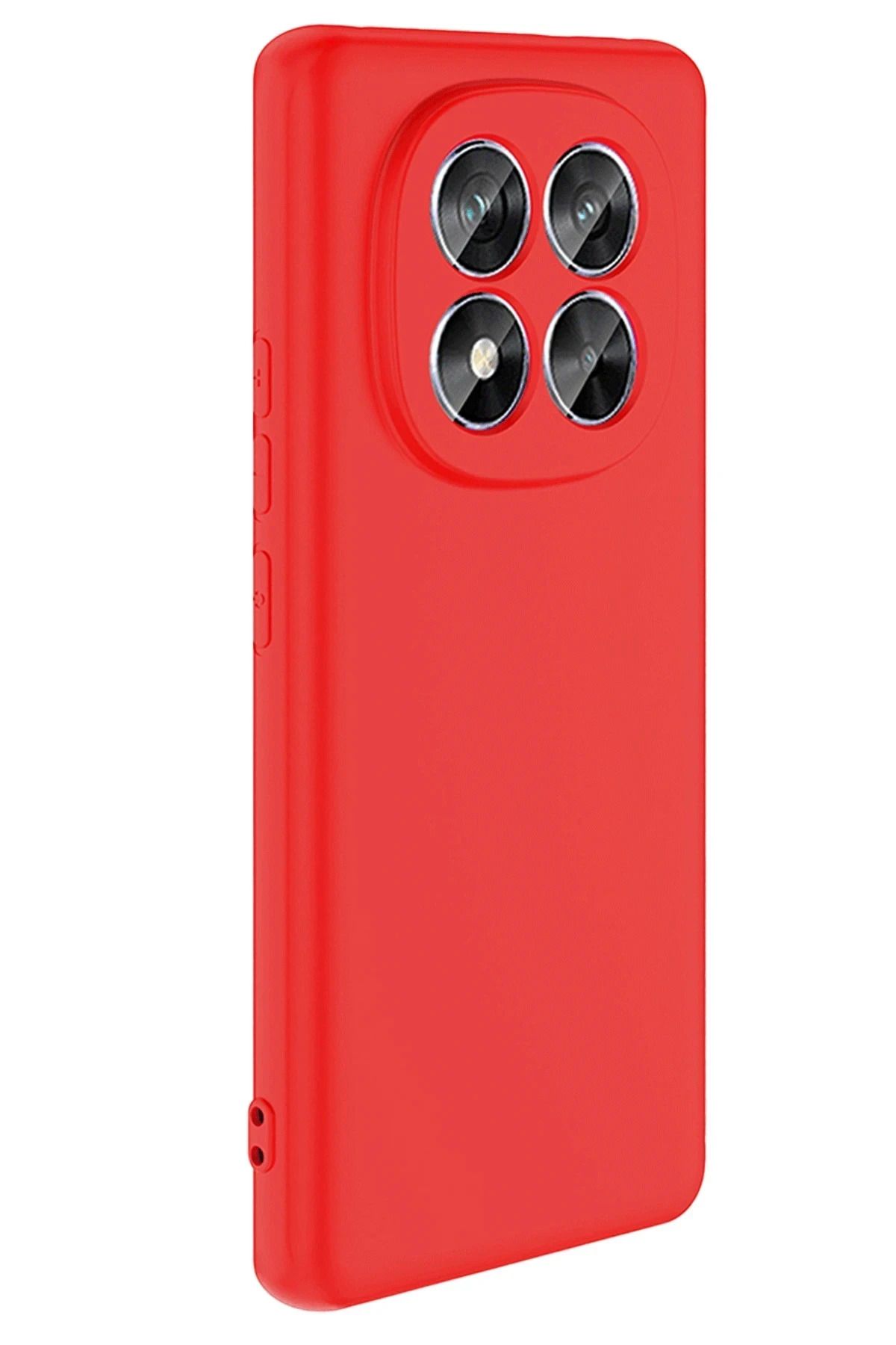 nerede bulurum Newface Xiaomi Redmi Note 14 Pro 5G Kılıf Nano içi Kadife Silikon - Kırmızı