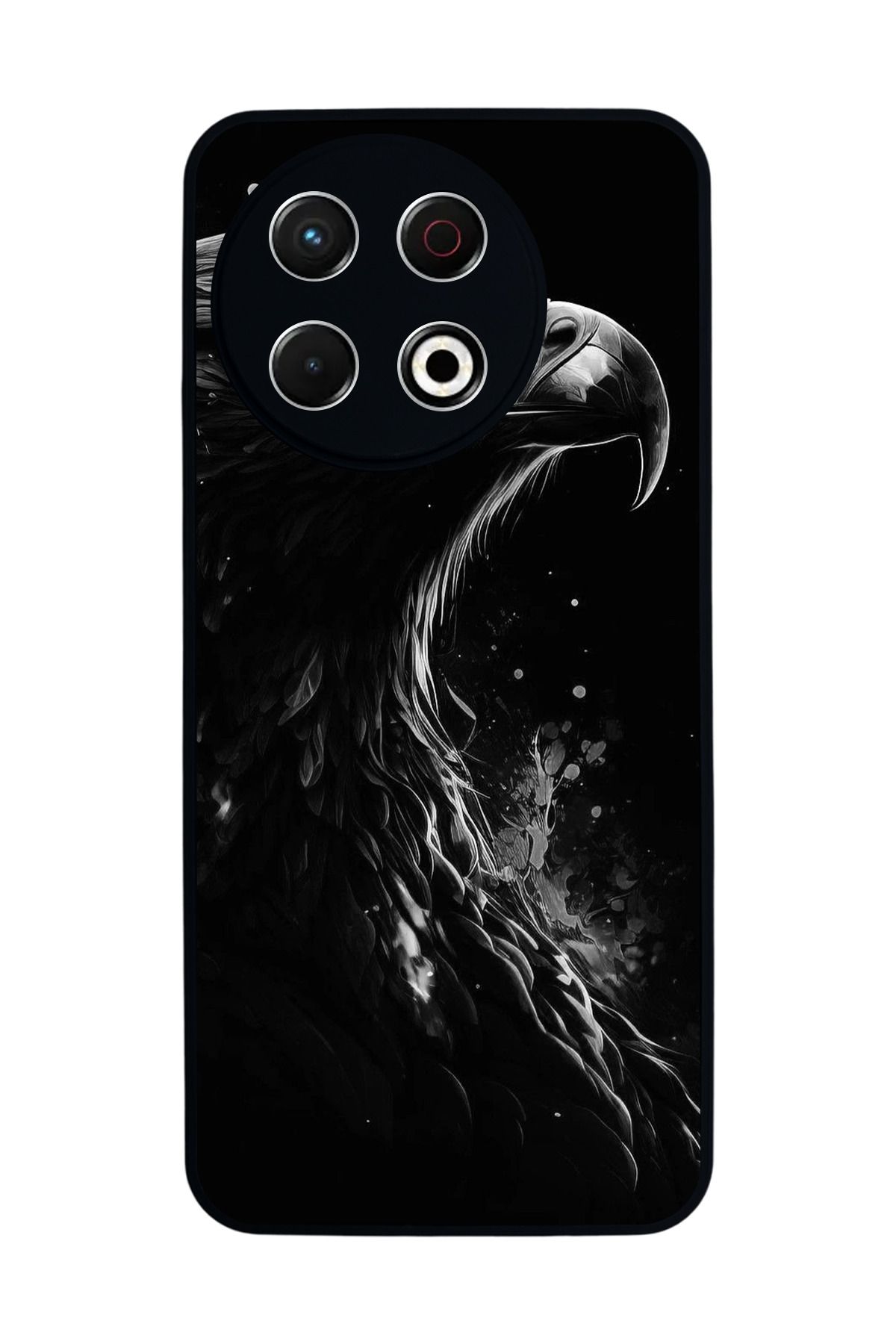 TECNO Spark 30 Pro Mat Siyah Kılıf – Yumuşak Silikon, Koruyucu, Şok Emici Kapak